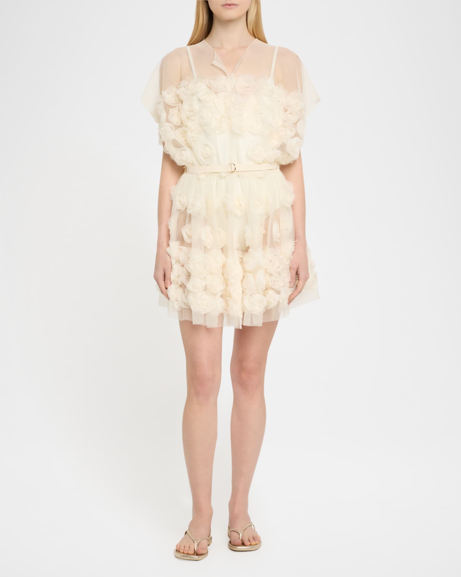 Super Oversized Sleeveless Boyfriend Flared Mini Dress 1