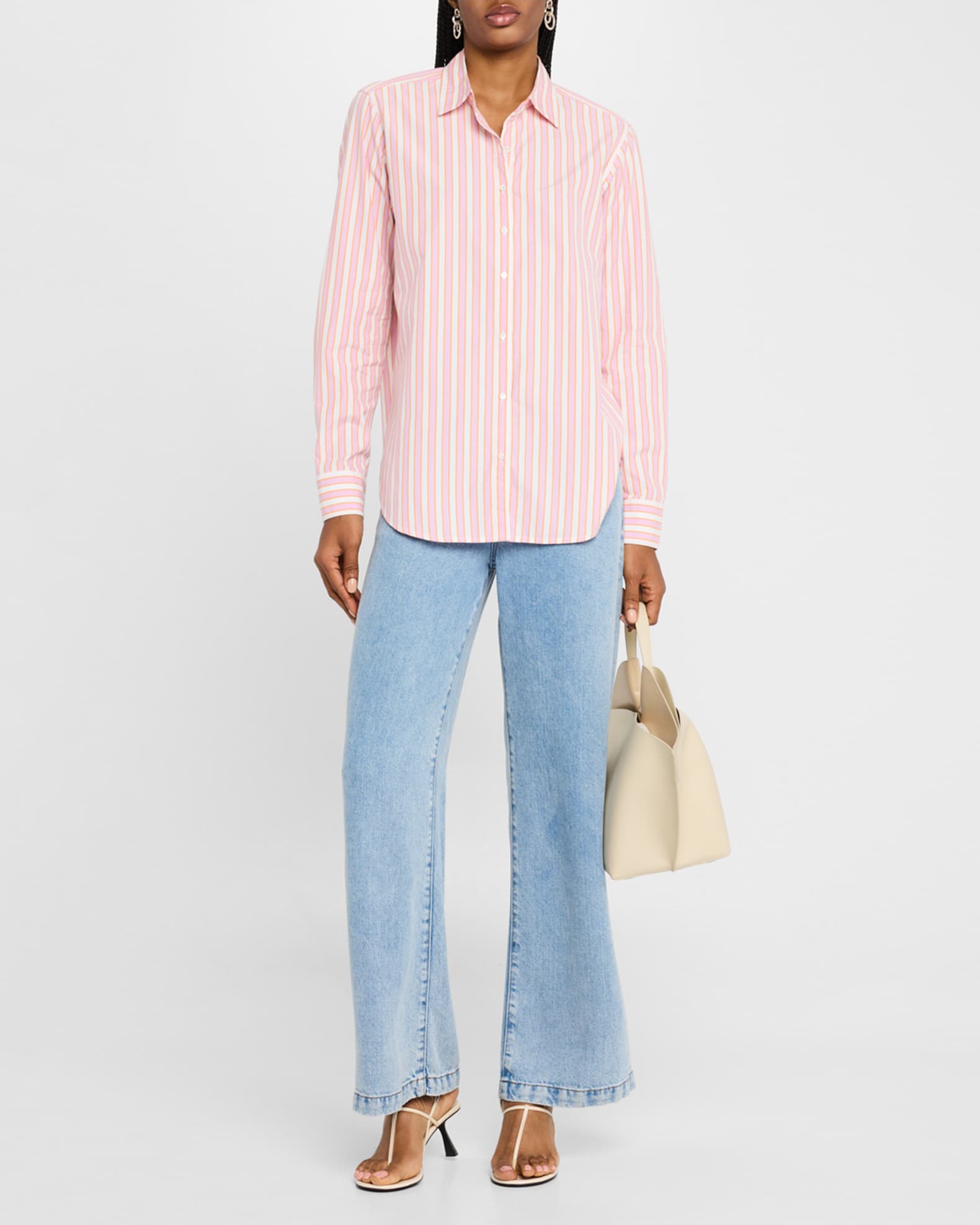 Beau Shirt - Blue & Green Stripe main image 1