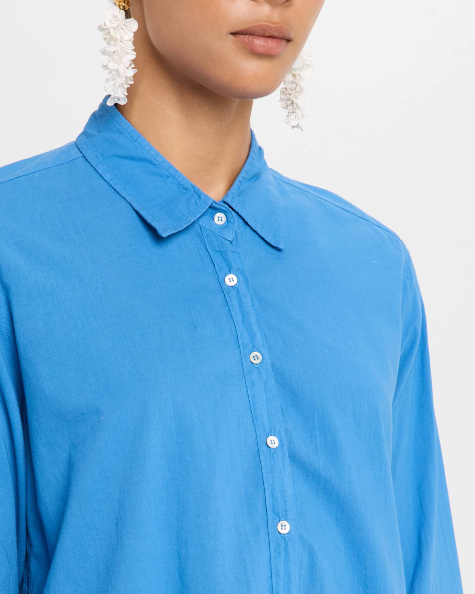 Xirena Bobby A-Line Cotton Poplin Mini Shirtdress | Neiman