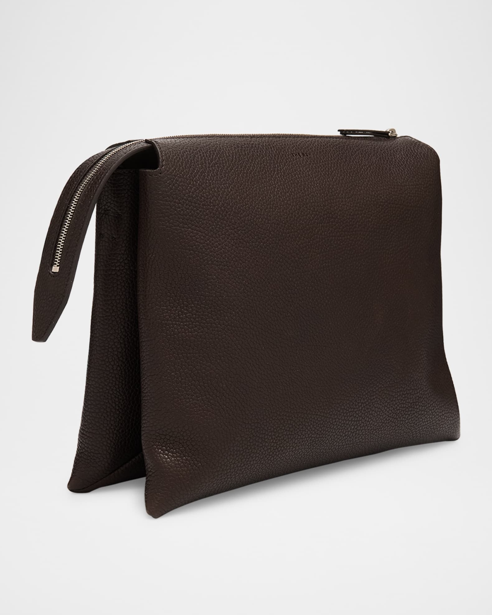 【The Row】 Nu Twin グレイン leather バック ★２WAY THE ROW Nu Twin Crossbody Bag in Saddle Grain Leather
