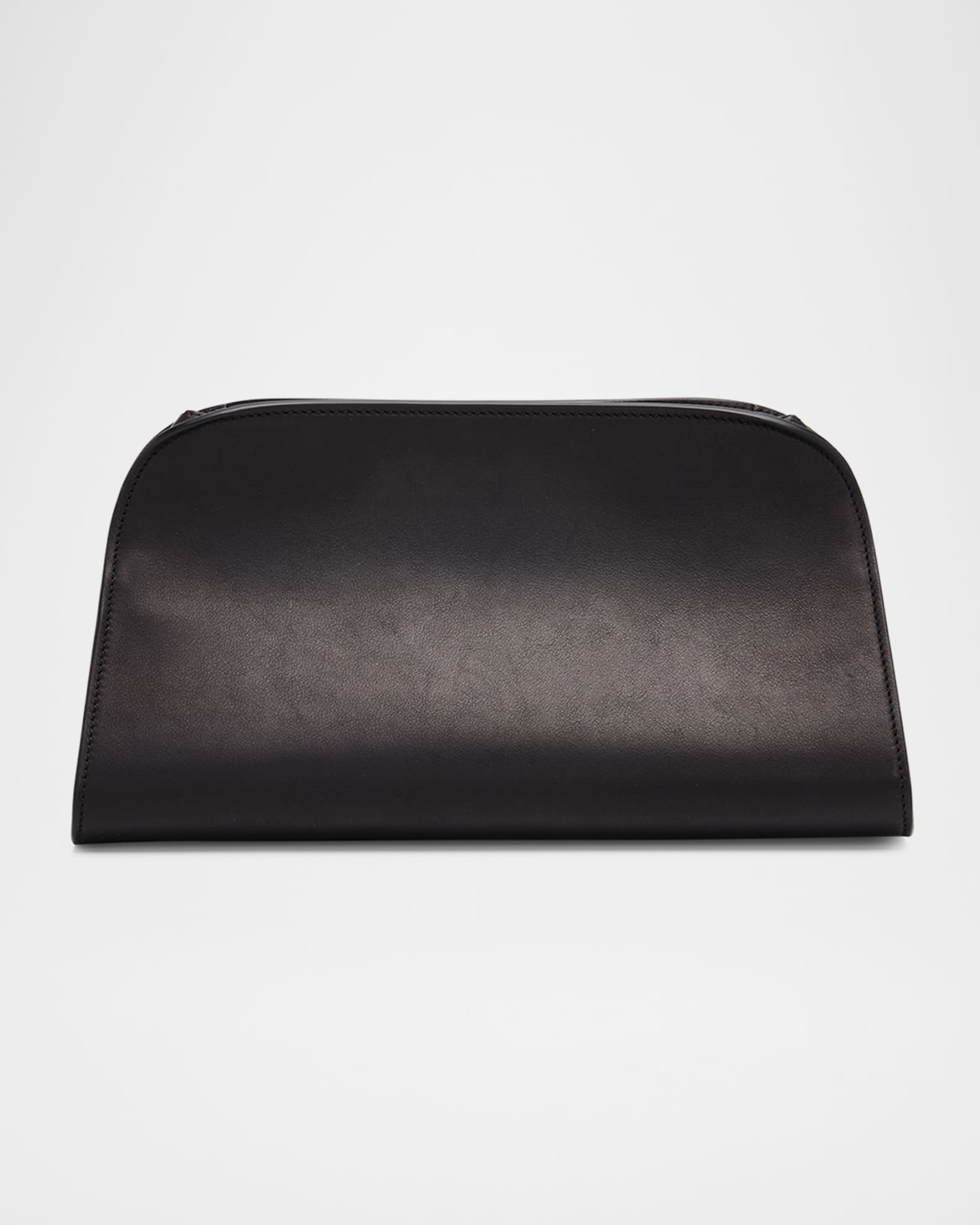THE ROW Peggy Clutch Shoulder Bag in Saddle Leather | Neiman Marcus