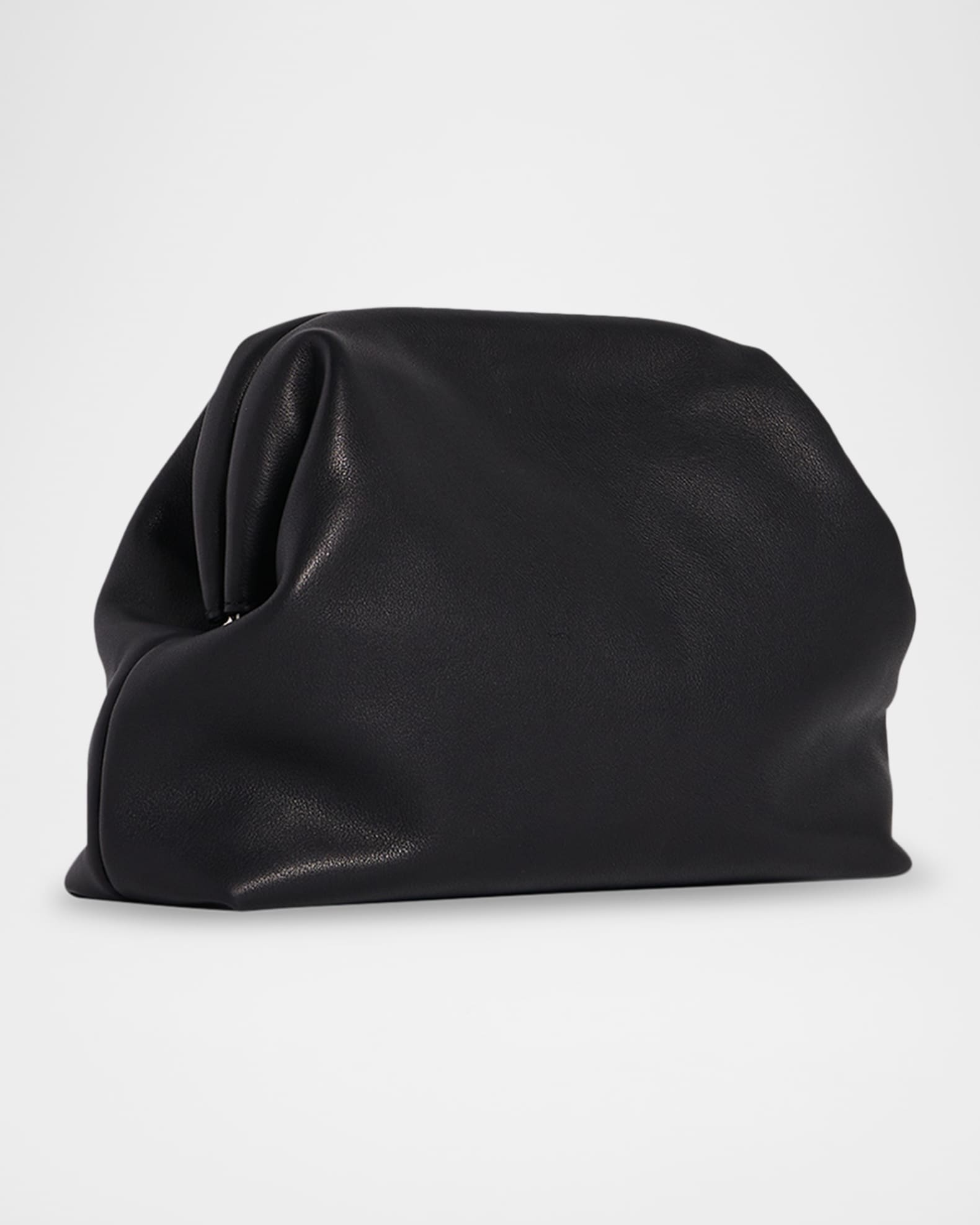 Mira Clutch Bag in Saddle Leather  1