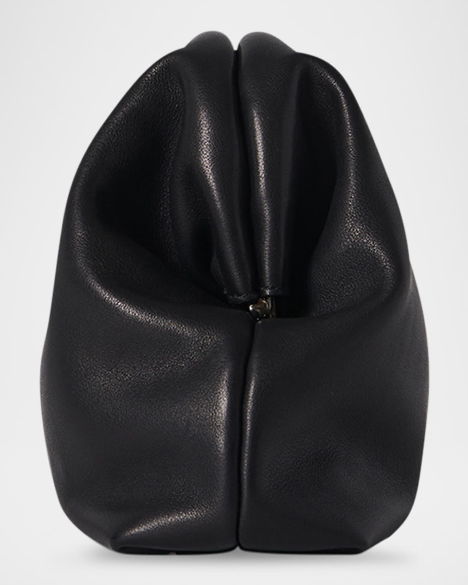ハンドバッグ [The Row] Mira Clutch in Leather THE ROW Mira Clutch Bag in Saddle Leather | Neiman Marcus