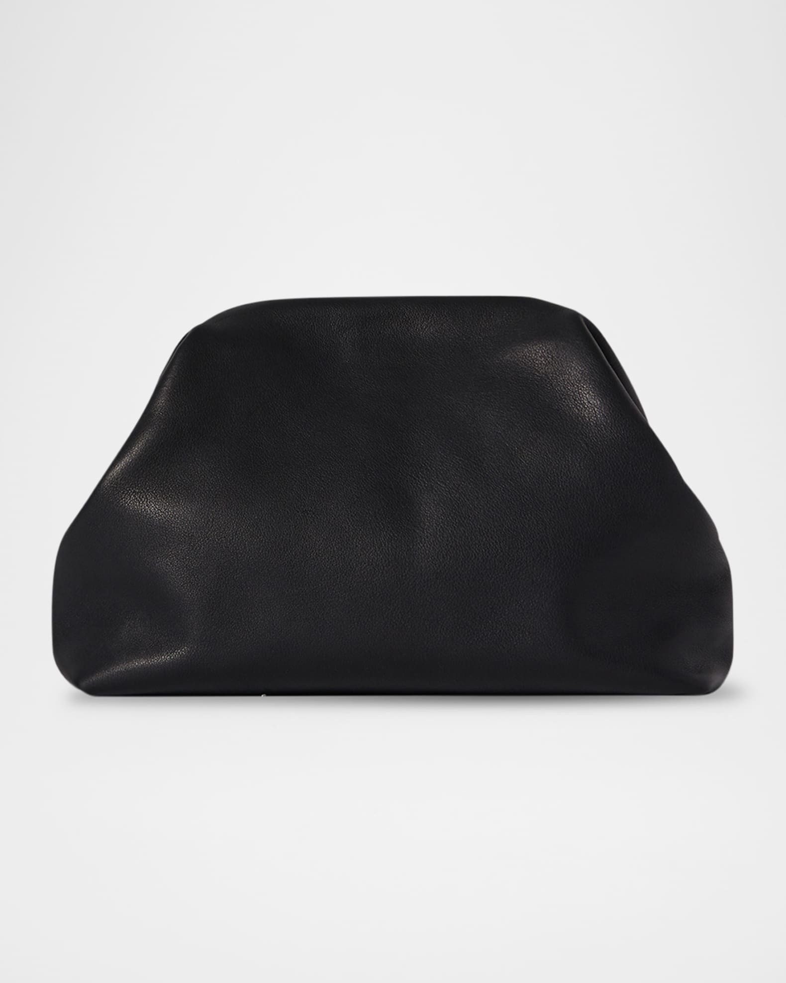 Mira Clutch Bag in Saddle Leather  0