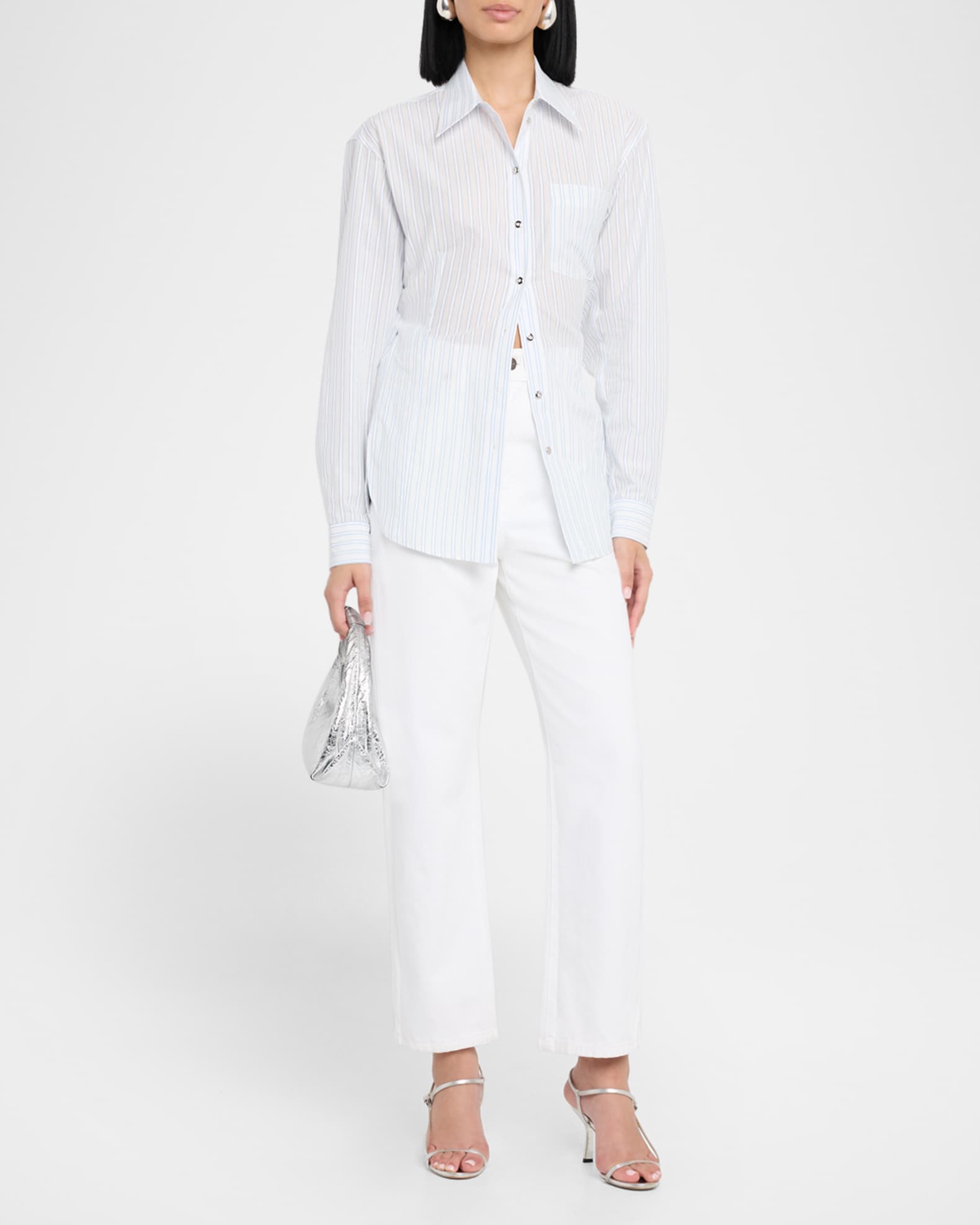 Striped Button-Down Shirt 1