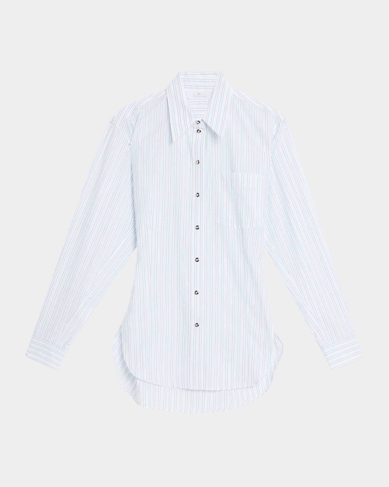 Striped Button-Down Shirt 0
