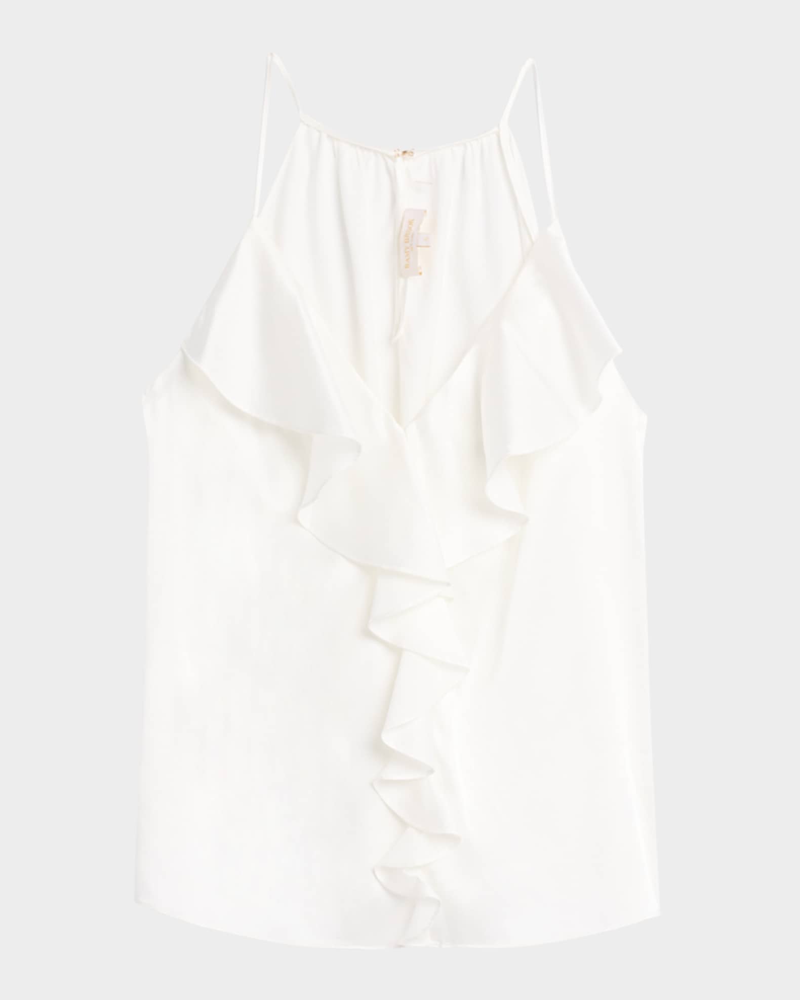 Bronwyn Ruffle-Trim Tank Top 0