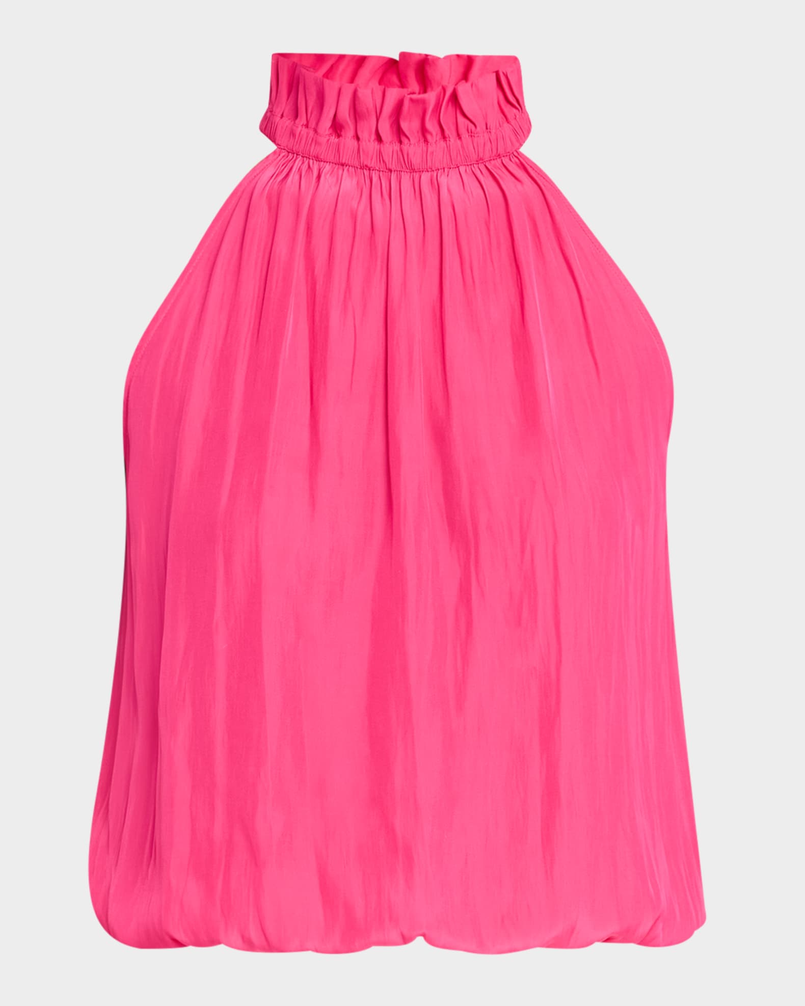 Rowan Ruffled High-Neck Blouse 0