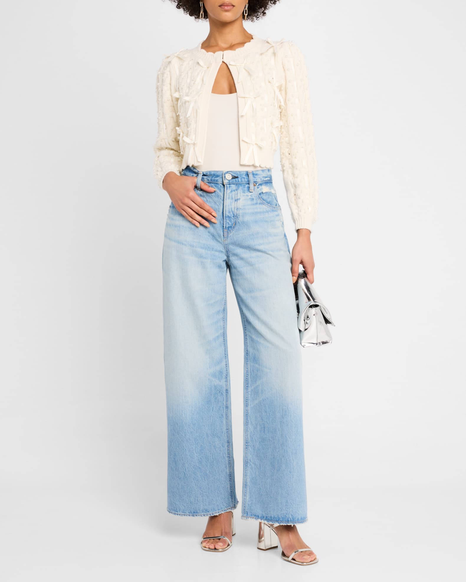 Lowell Wide-Leg Jeans 1