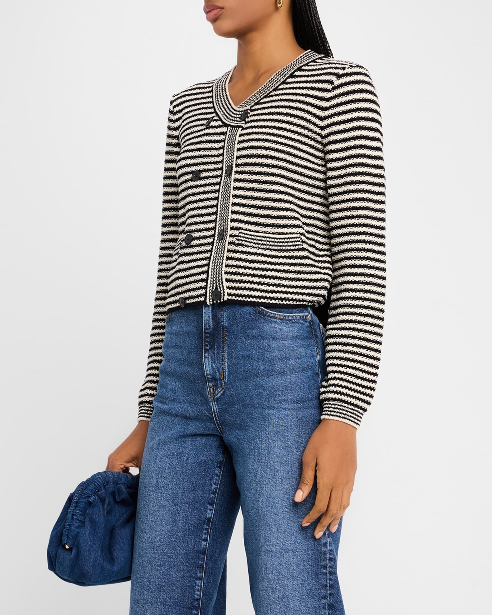 FRAME The Court Cardigan | Neiman Marcus FRAME The Court Cardigan | Neiman Marcus
