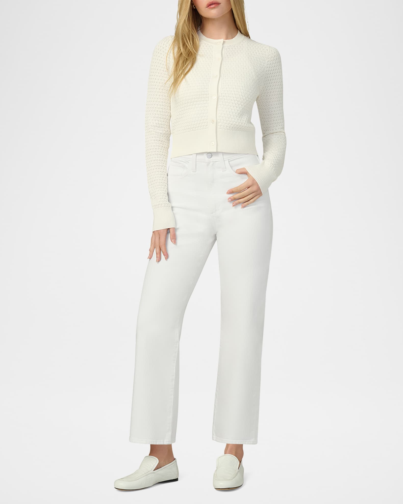 The Margot Crop Straight Jeans 1