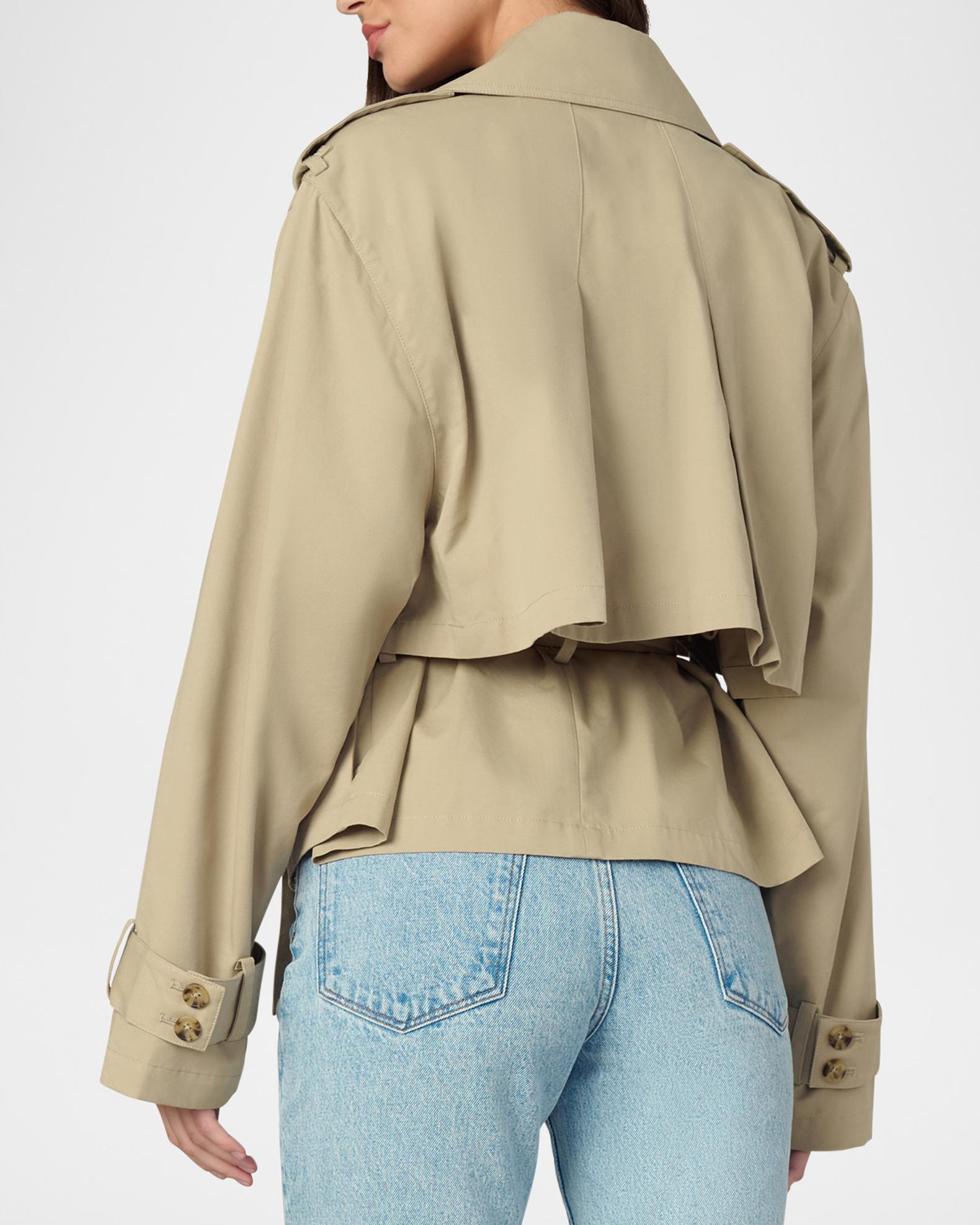 Jours＋守護神プルオーバー ショート丈 Joe's Jeans The Liz Cropped Trench Coat | Neiman Marcus