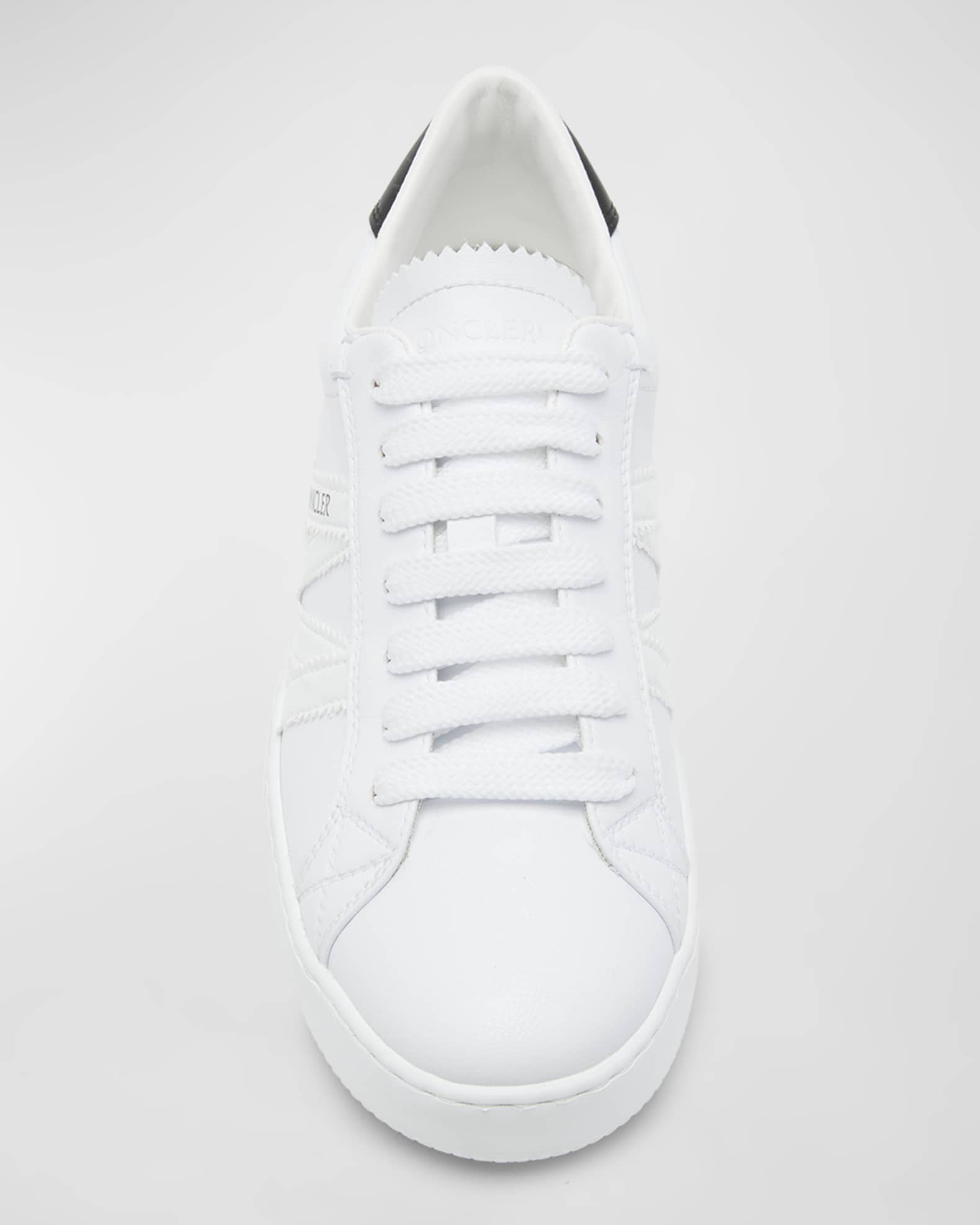 【MONCLER】MONACO SNEAKERS Moncler Monaco M Leather Low-Top Sneakers | Neiman Marcus