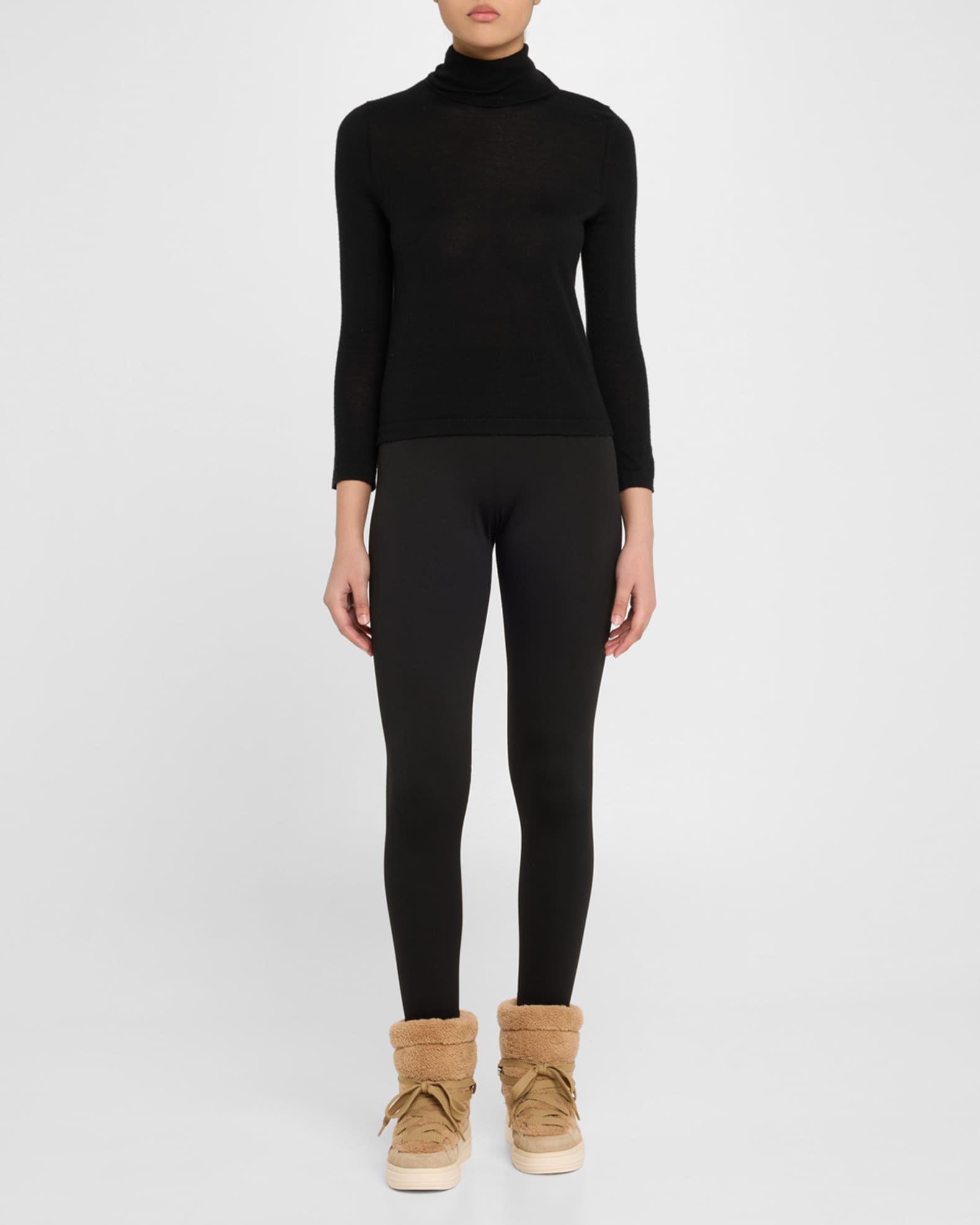 Moncler Insolux Fleece Snow Boots | Neiman Marcus