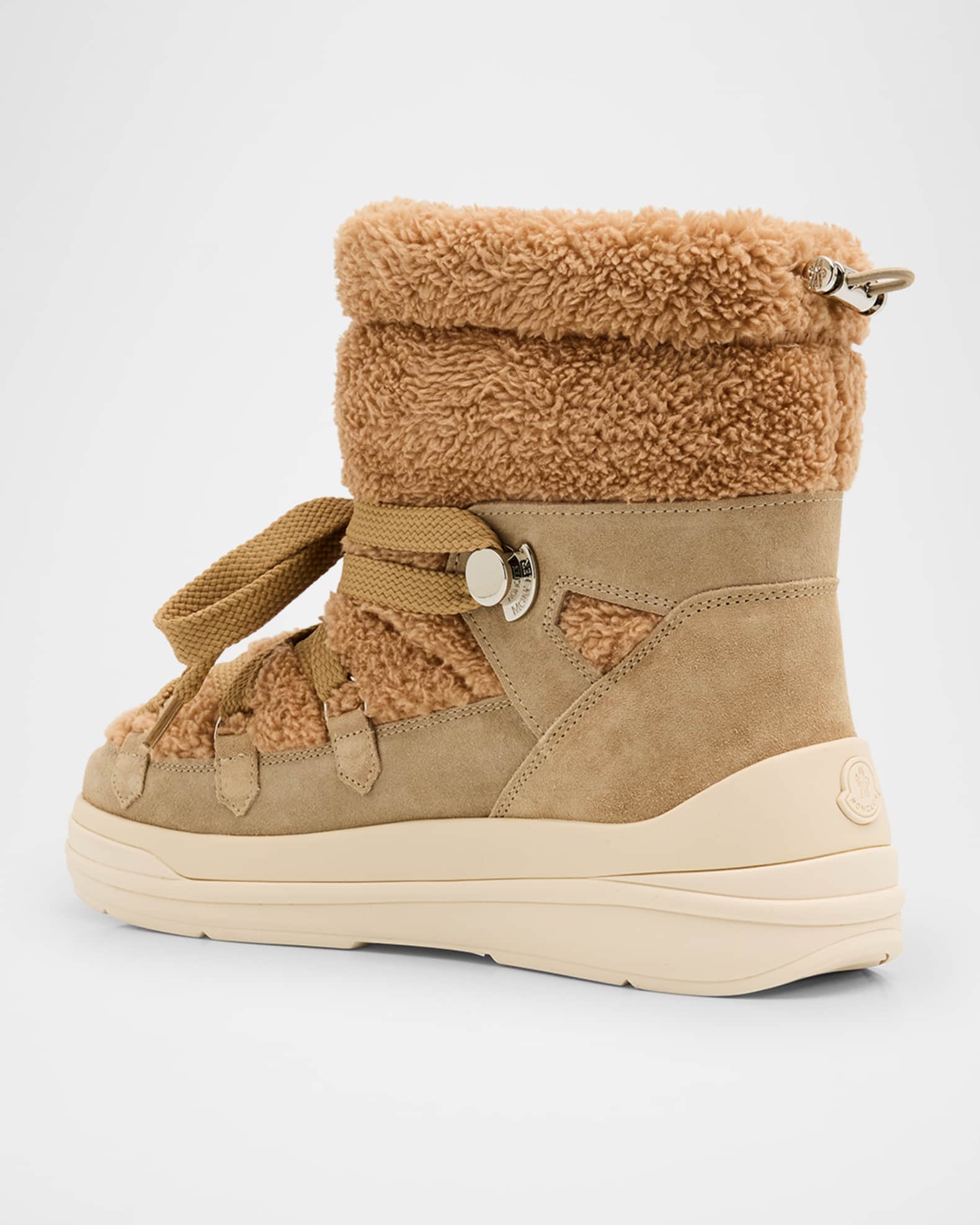Moncler Insolux Fleece Snow Boots | Neiman Marcus