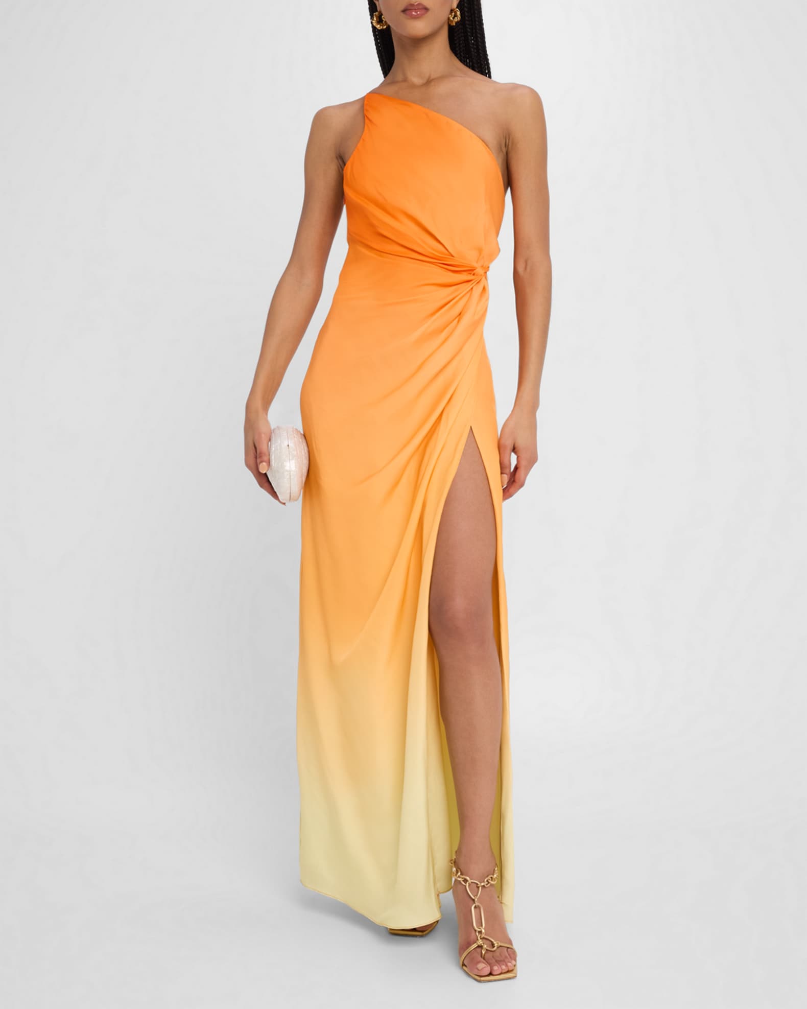 Valerie Asymmetric Ombre Dress 1