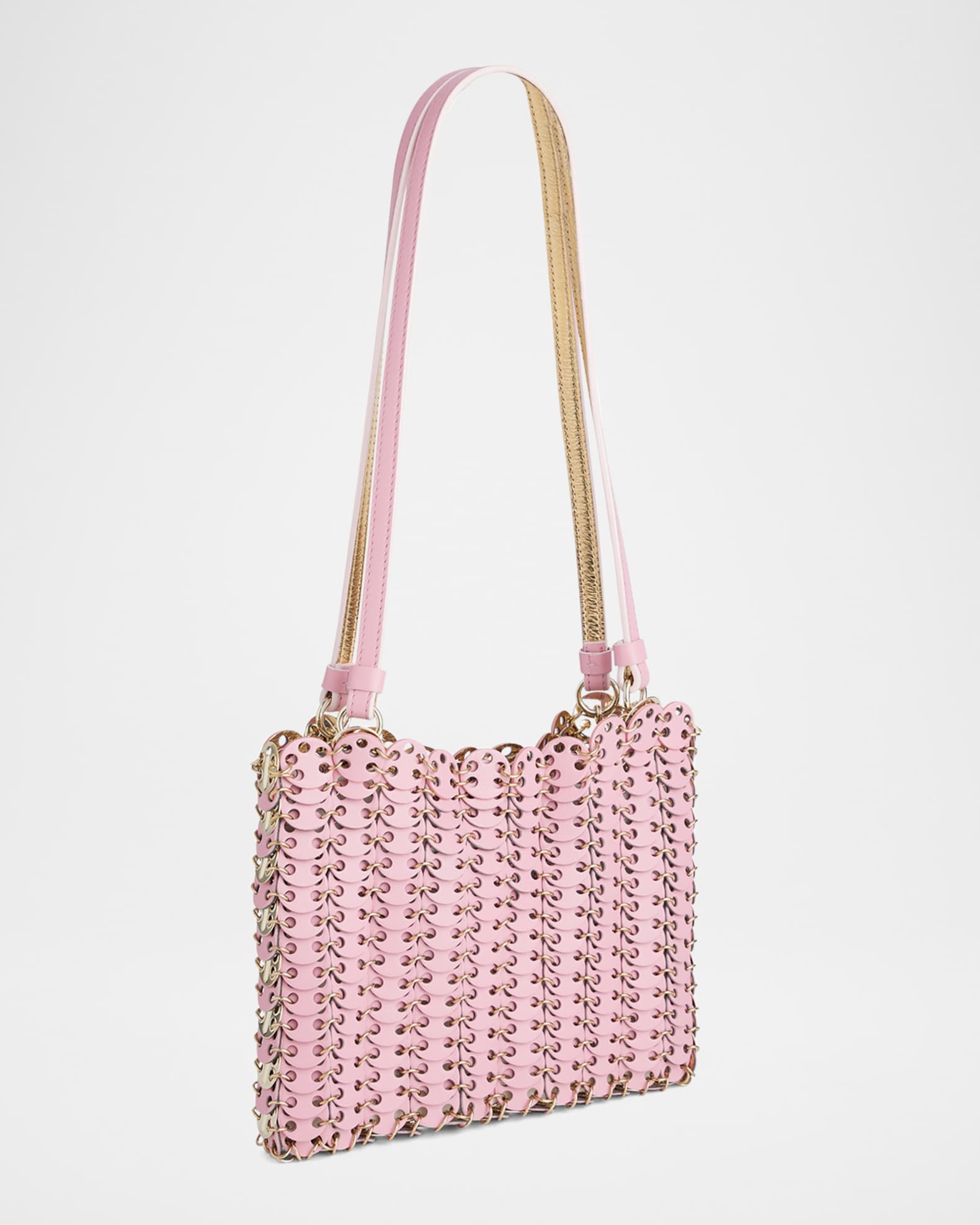Sac a Main Disc Leather Shoulder Bag 1