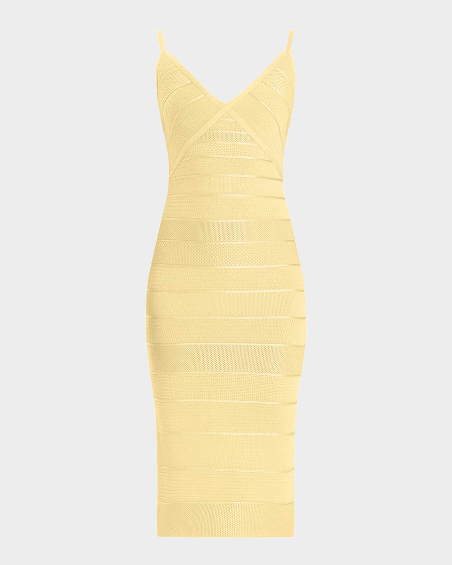 Rowan Sleeveless Bandage Midi Dress 0