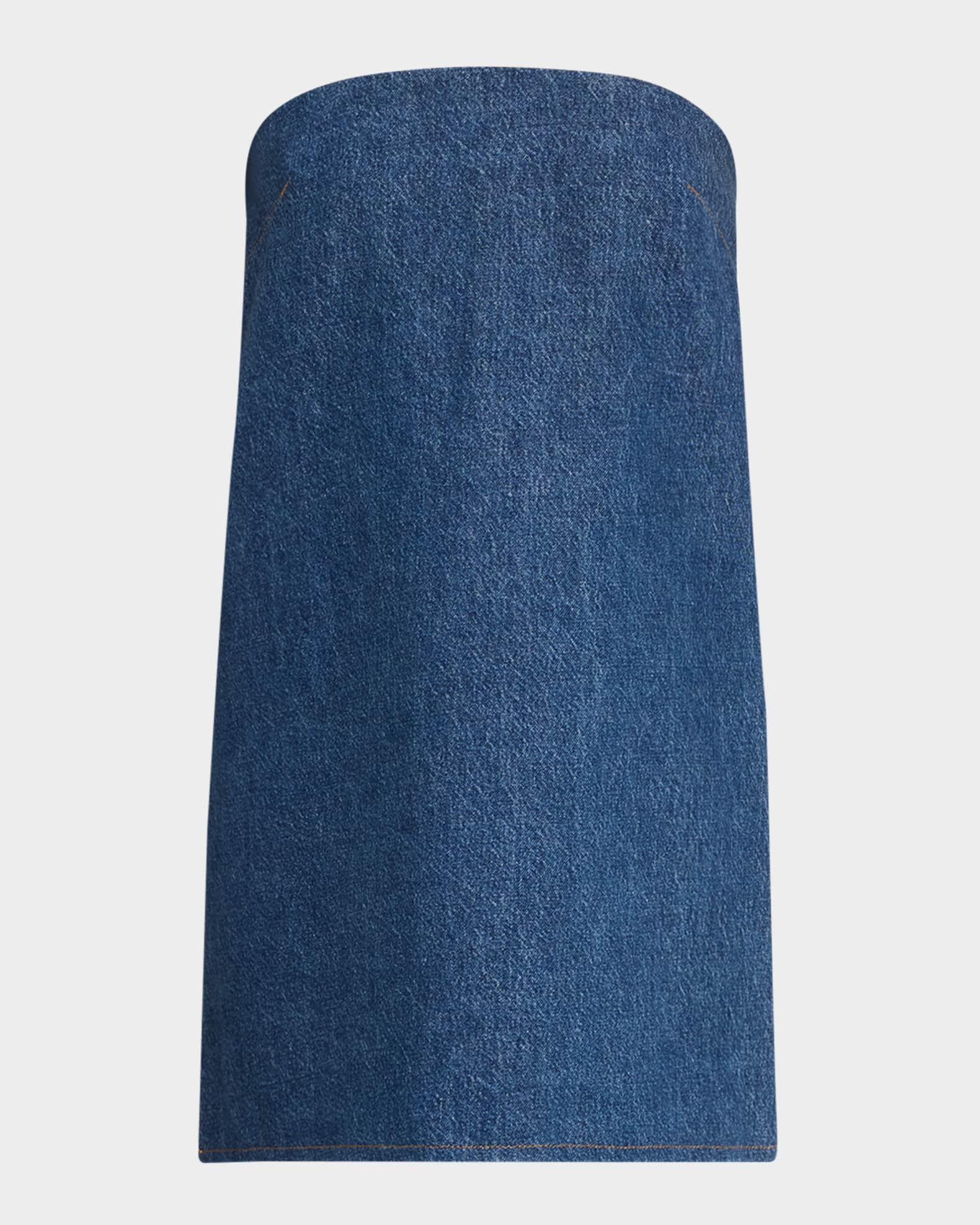 The Strapless Mini Dress 0