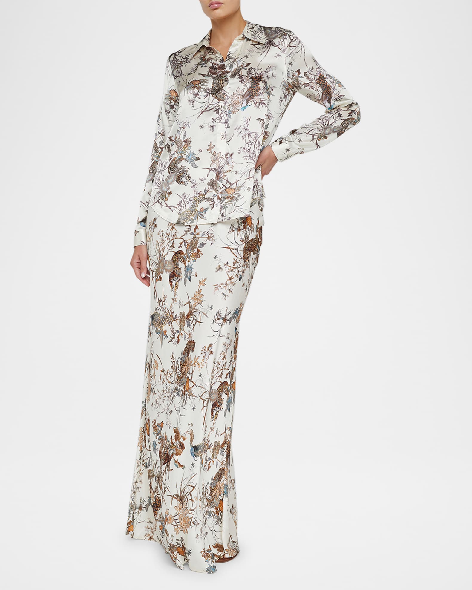 Tapestry Jungle Tyler Silk Blouse 1