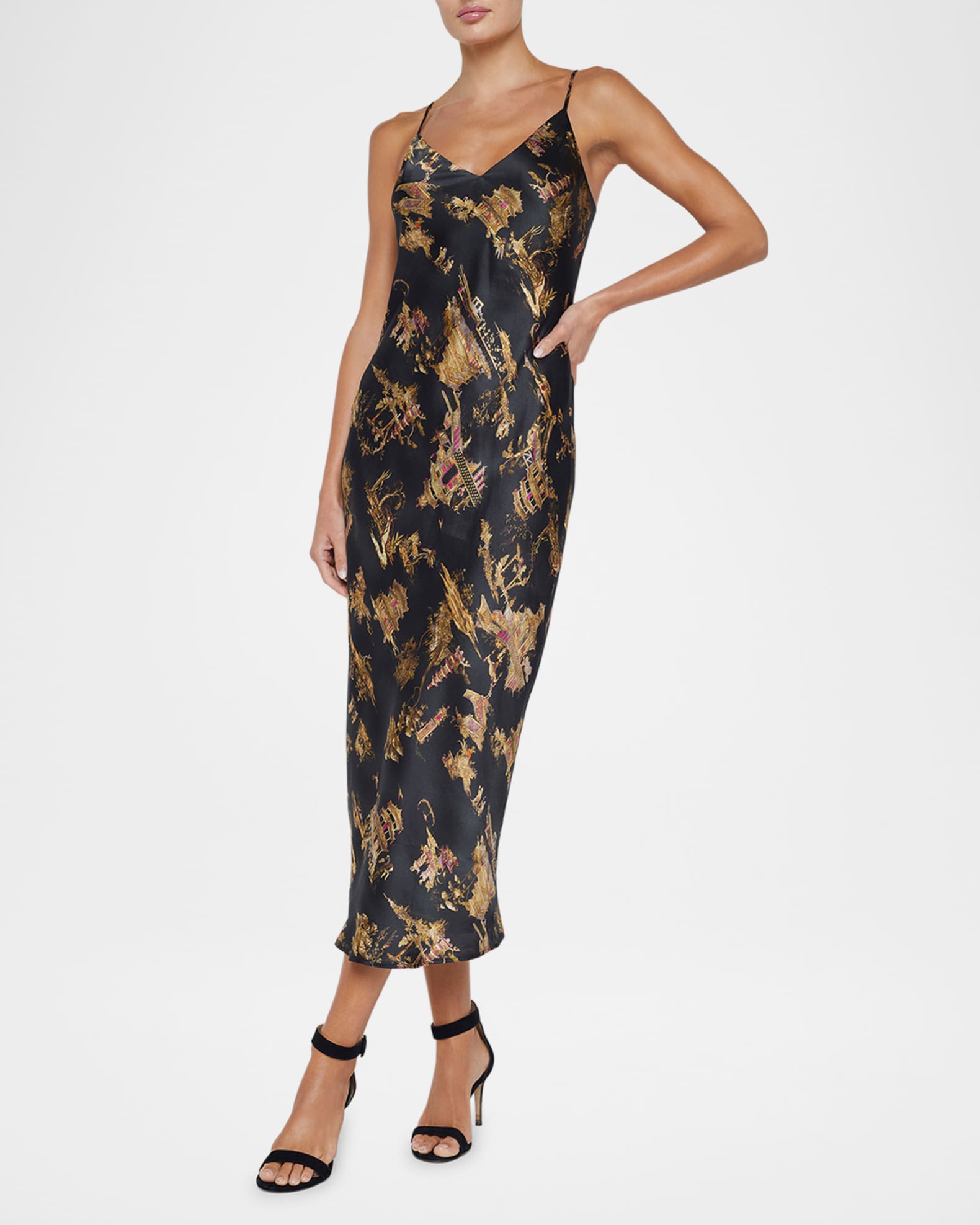 Seridie Mid-Length Slip Dress 1