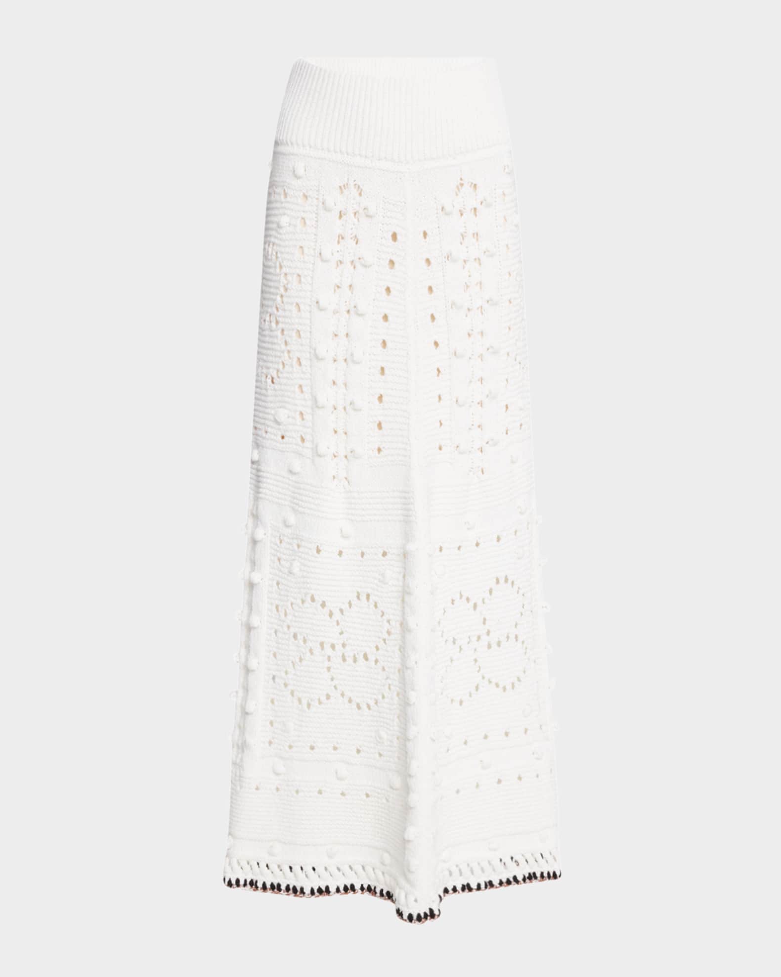 Bohemian Mood Knit Maxi Skirt 0