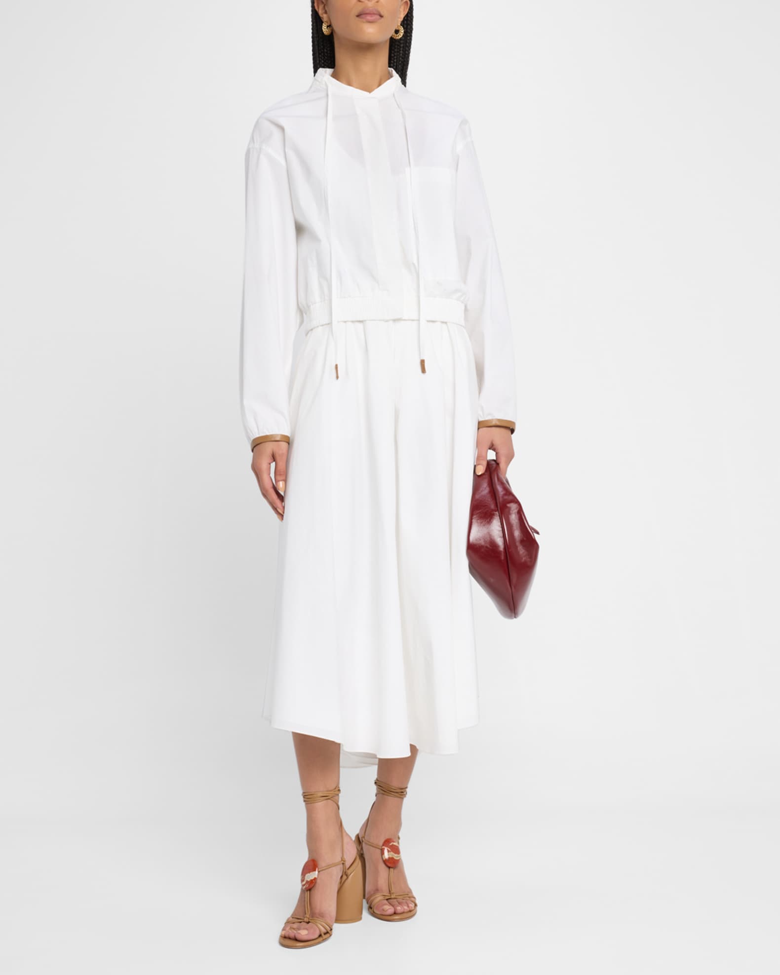 Poplin Power Blouse 1