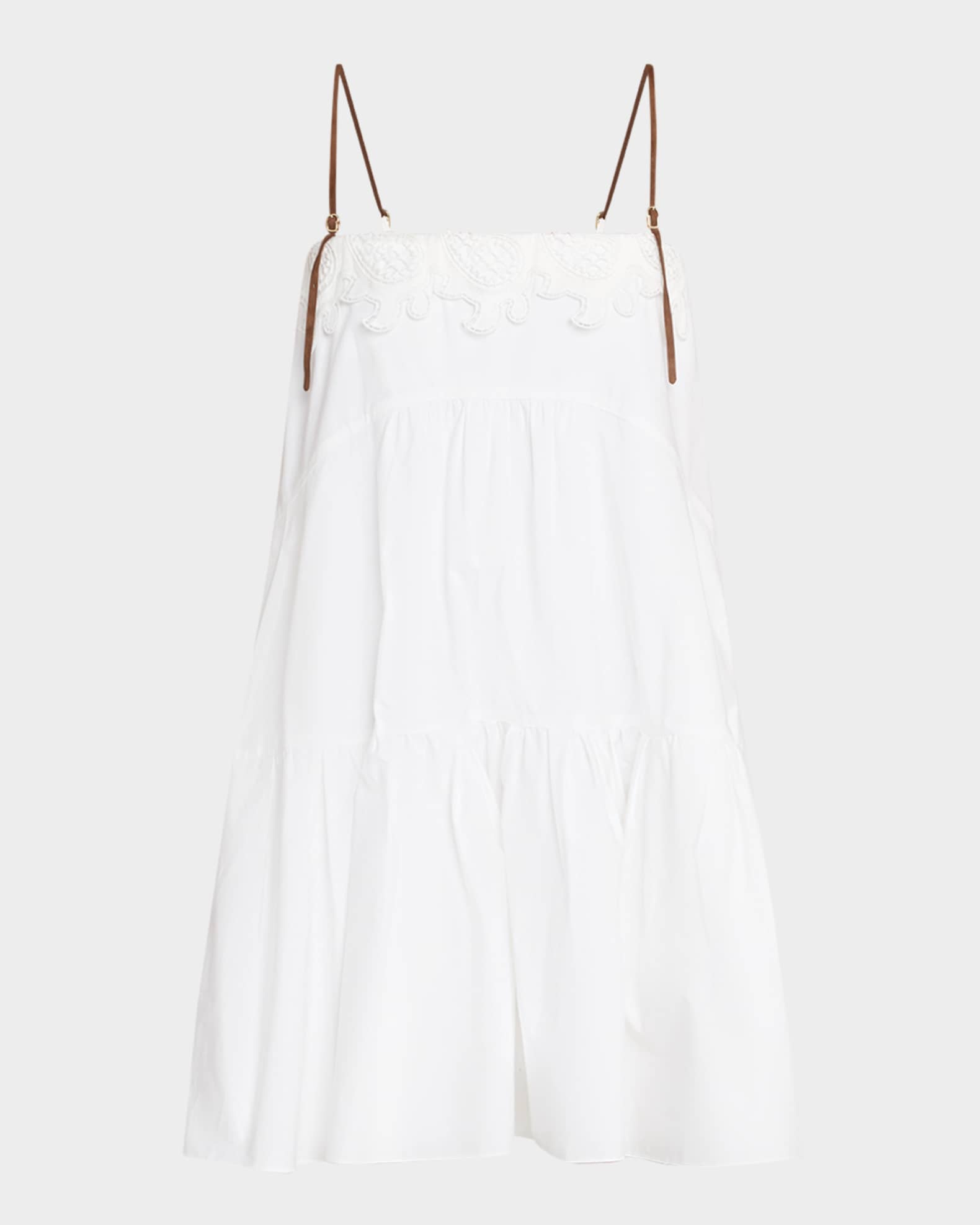 Poplin Power Tiered Dress 0
