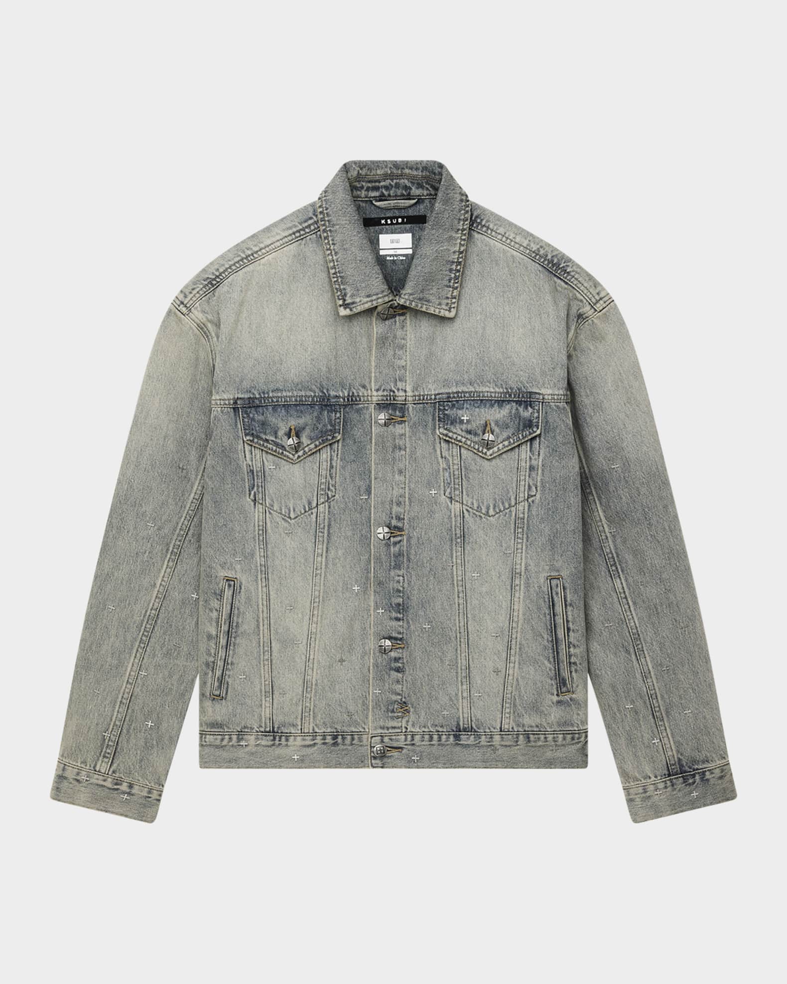 Men's Oh G Stagelight Metalik Denim Jacket 0