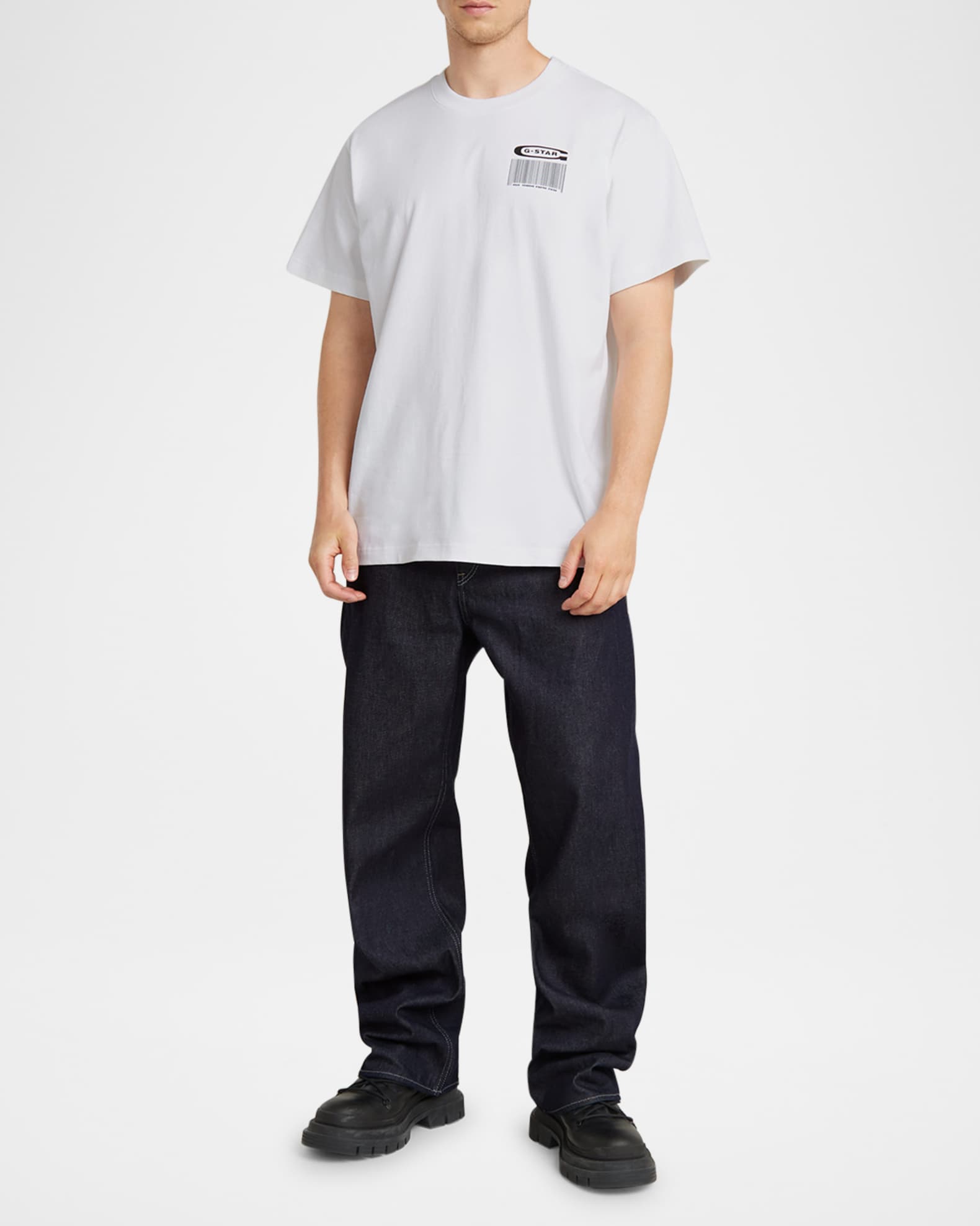 Men's Barcode Relaxed T-Shirt 1