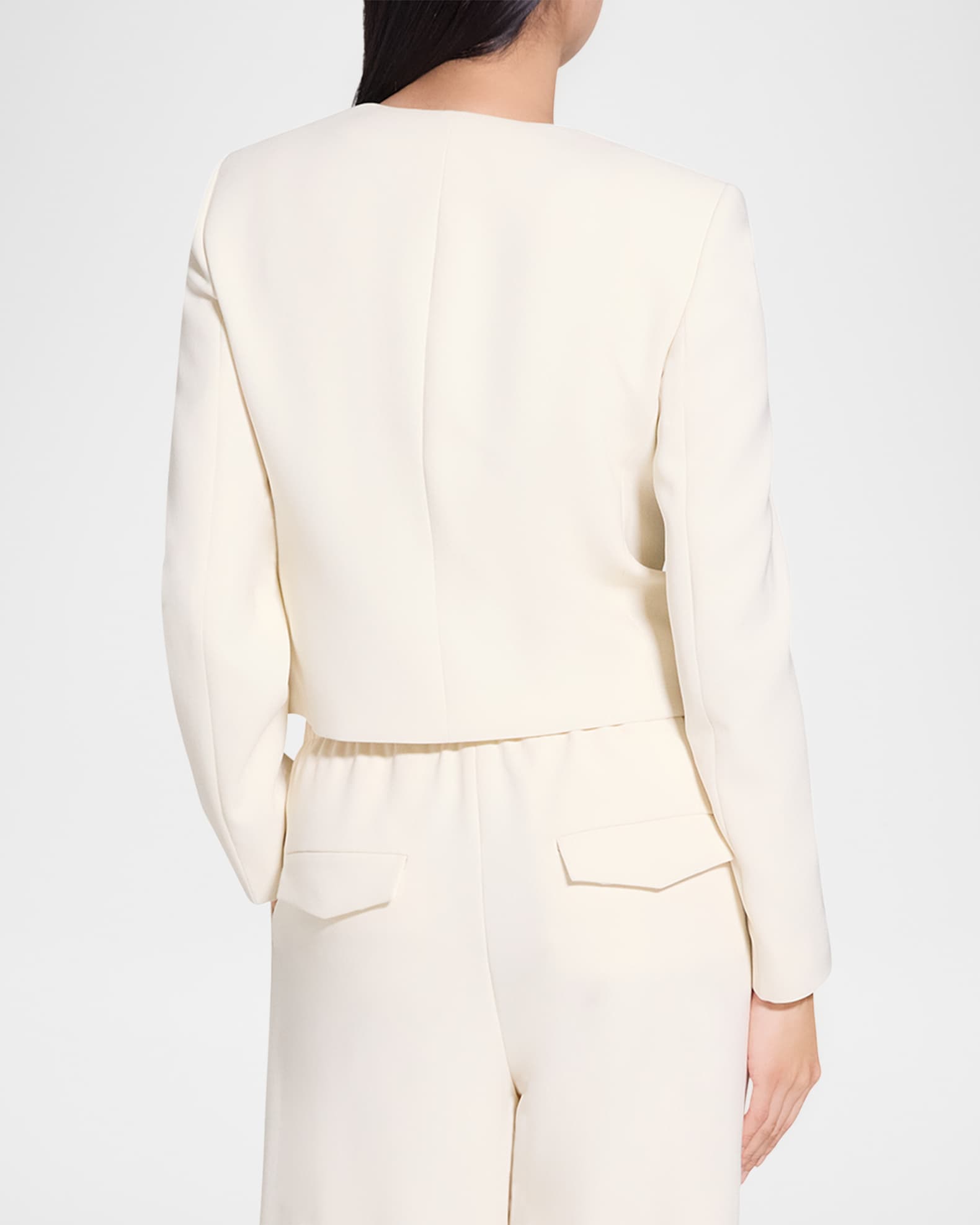 Theory Clean Crepe Jacket | Neiman Marcus