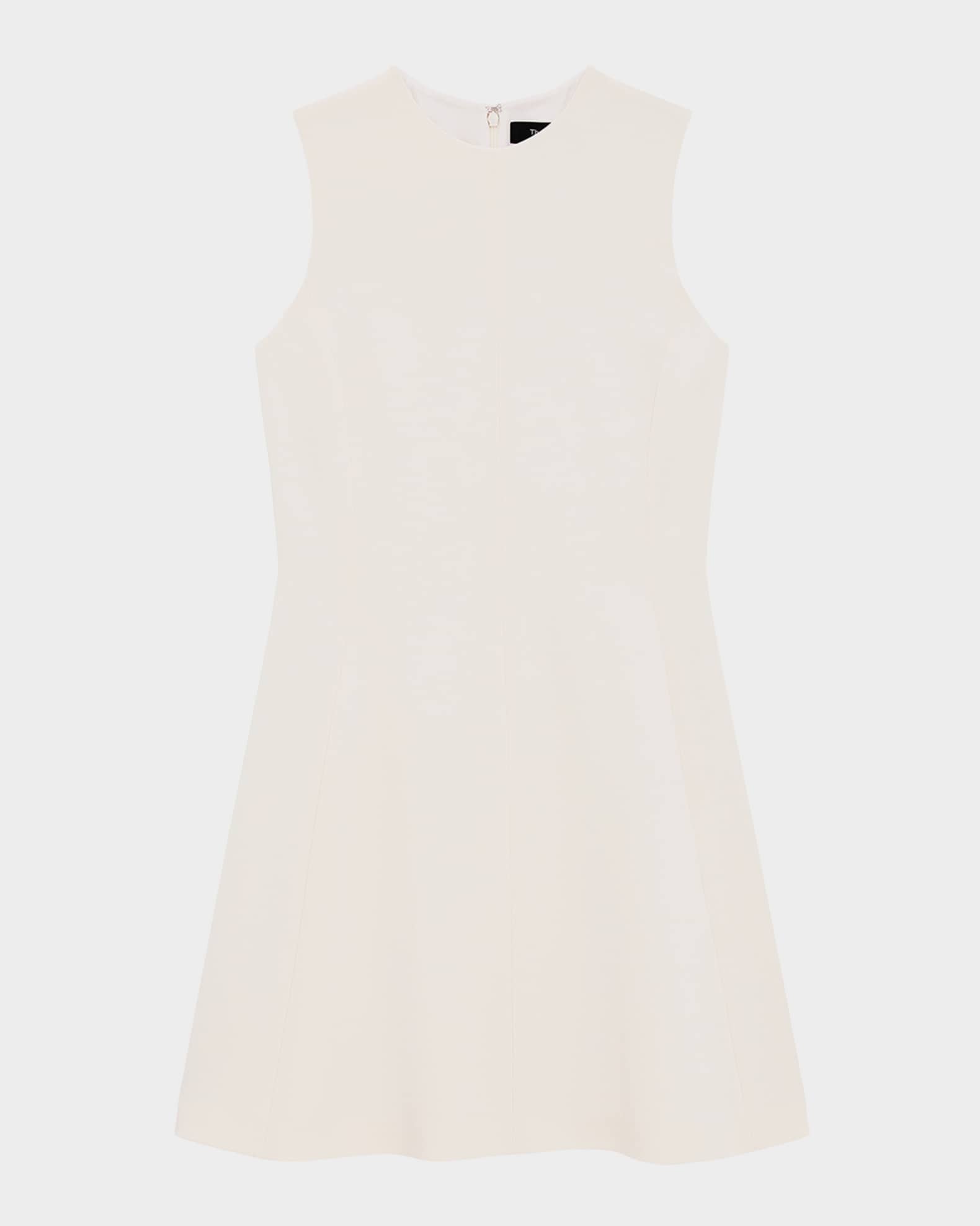 Crepe A-Line Mini Dress 0