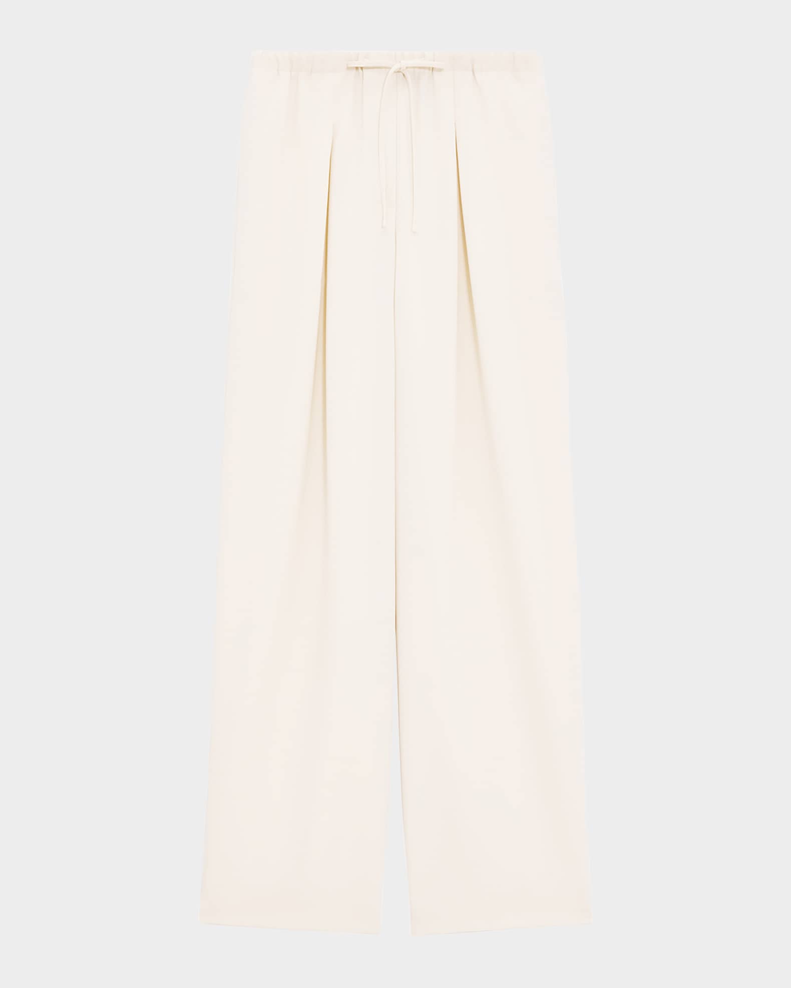 Pleated Casual Drawstring Pants 0