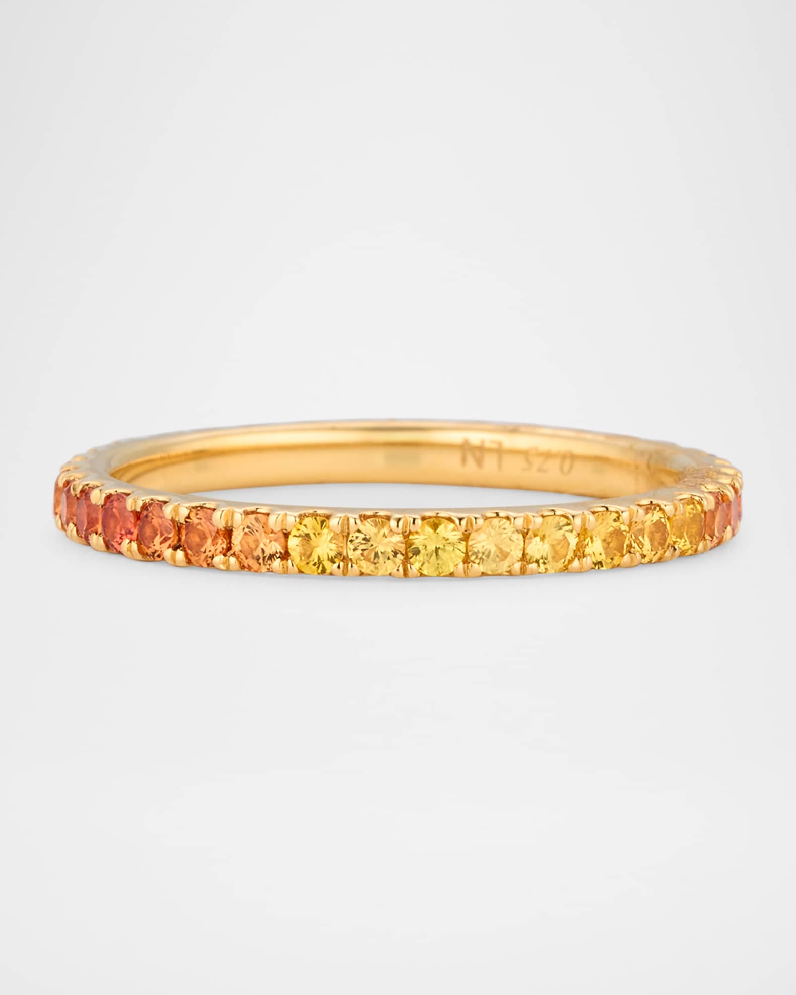 18K Yellow Gold Yellow Sapphire Ring 0