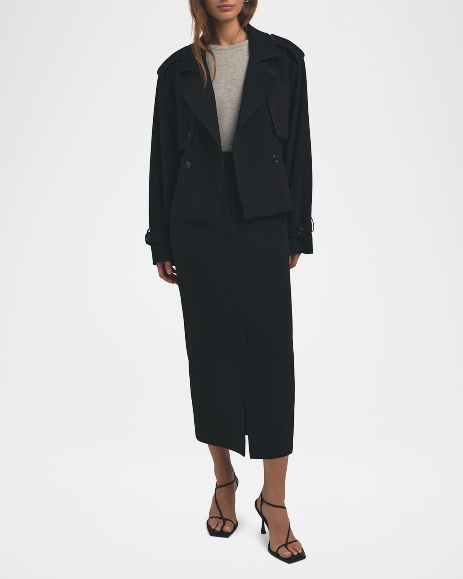 Favorite Daughter The Cropped Charles Trench Coat | Neiman Marcus