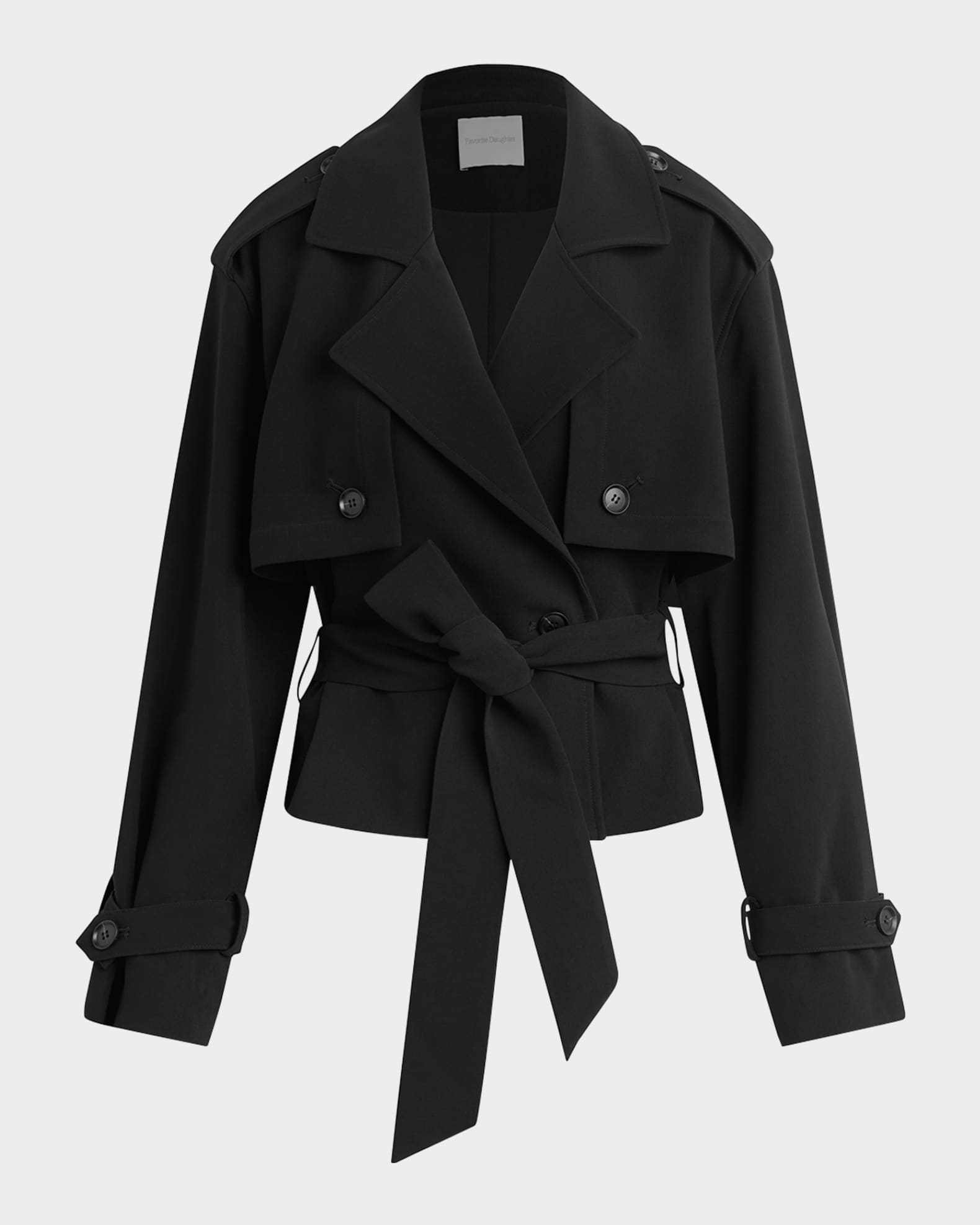 Favorite Daughter The Cropped Charles Trench Coat | Neiman Marcus
