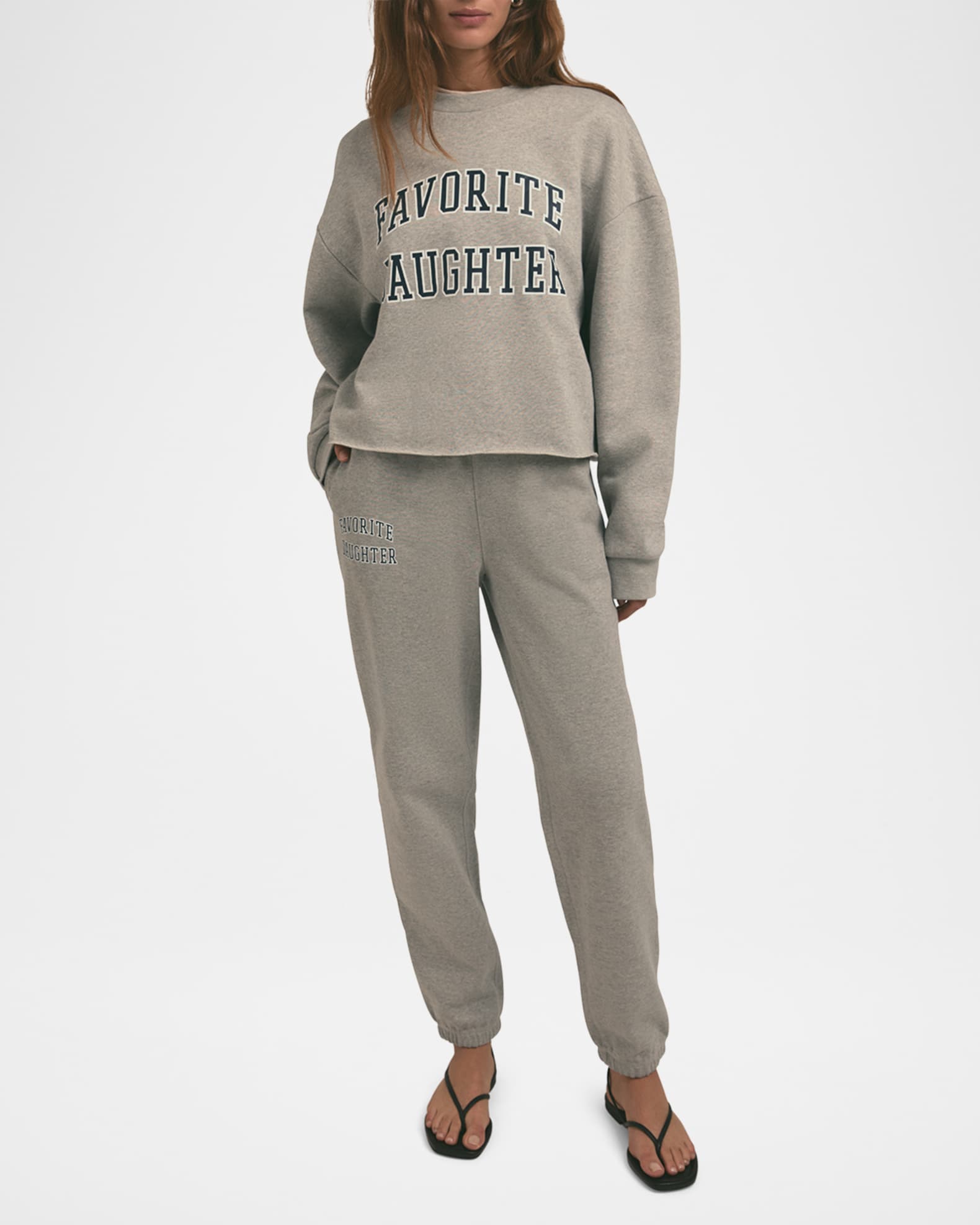 Cropped Collegiate Sweatshirt 1