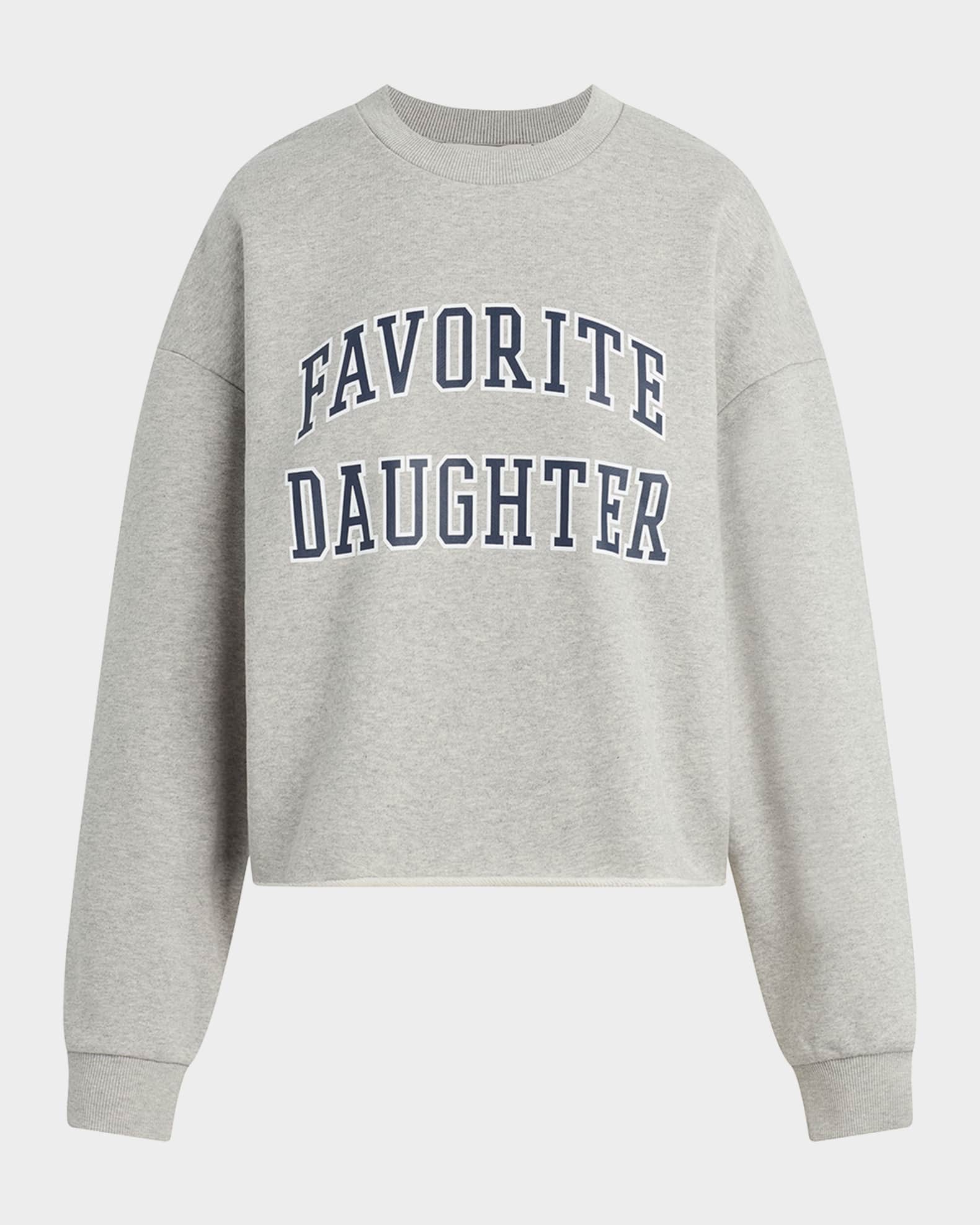 Cropped Collegiate Sweatshirt 0