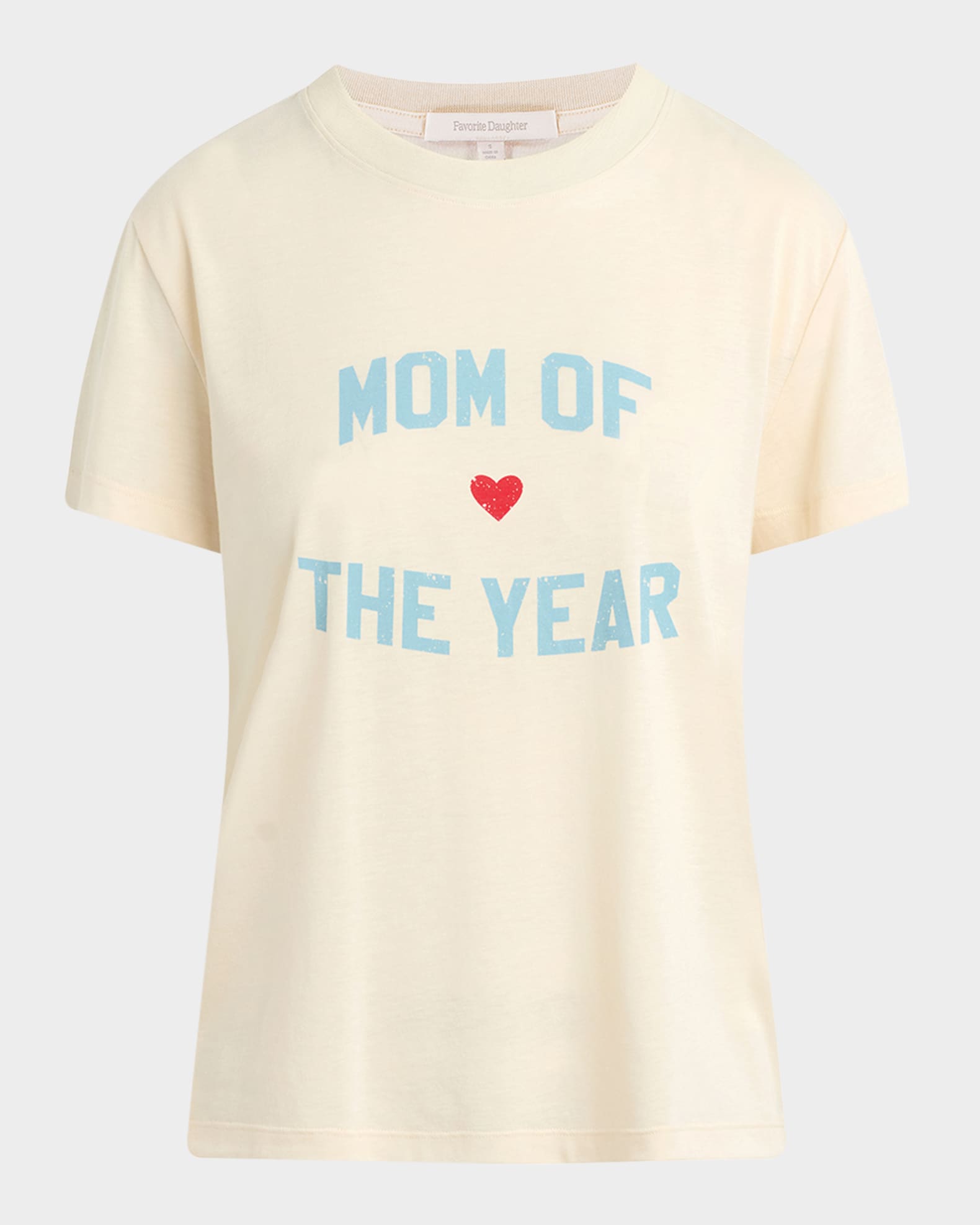 Mom Of The Year Tee heather grey baby