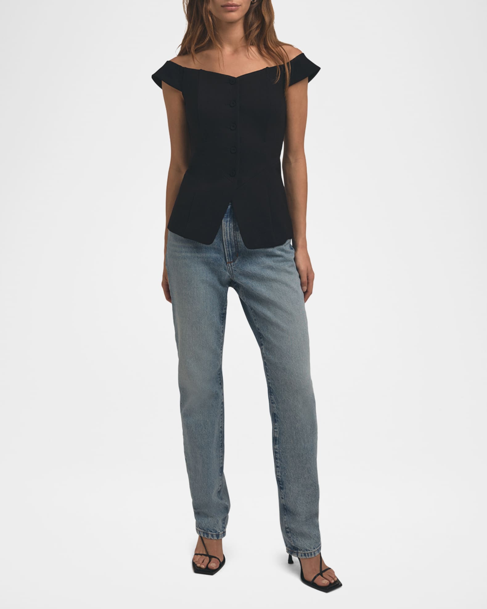 The One That I Want Button-Front Top 1