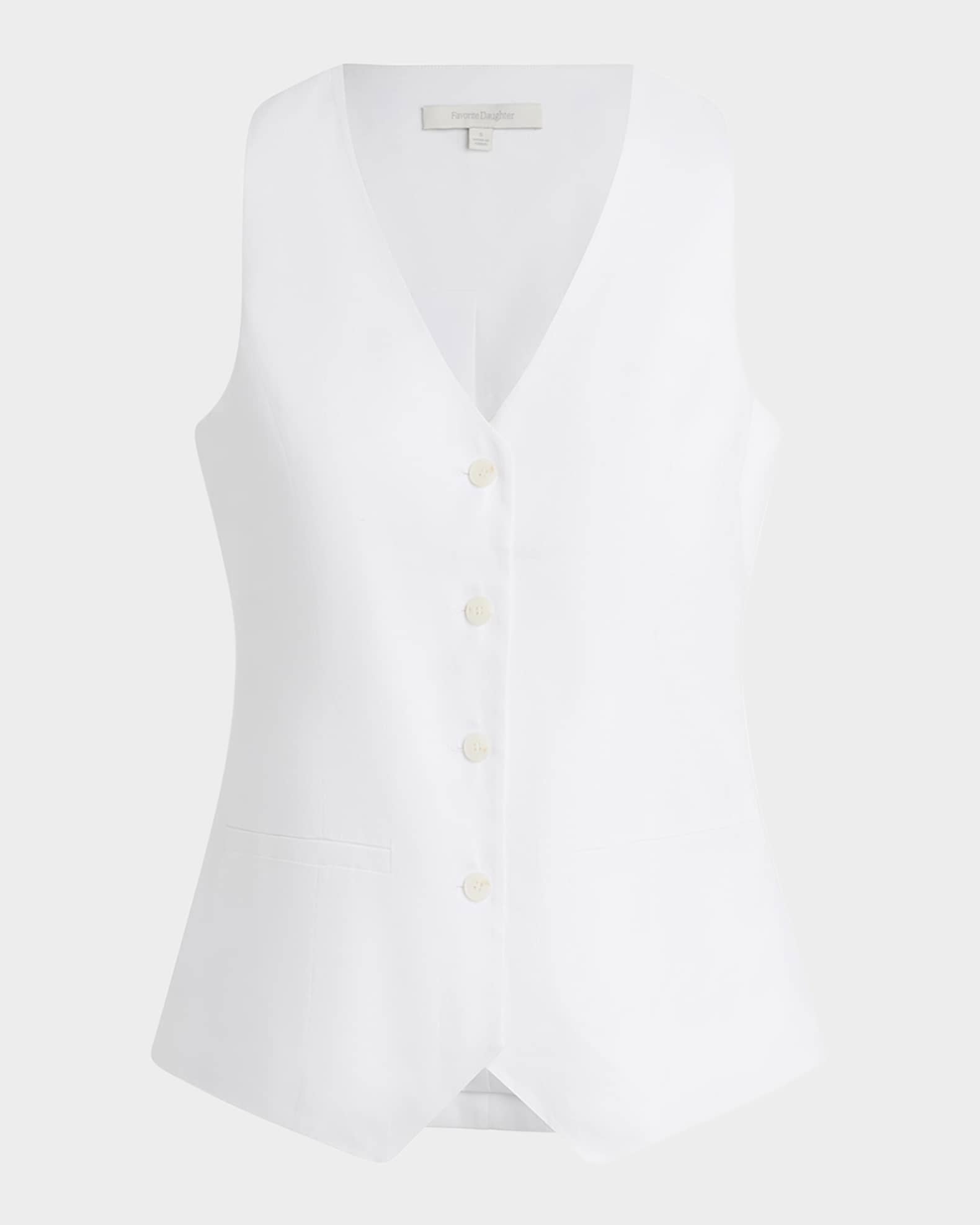 The Jones Linen Vest 0