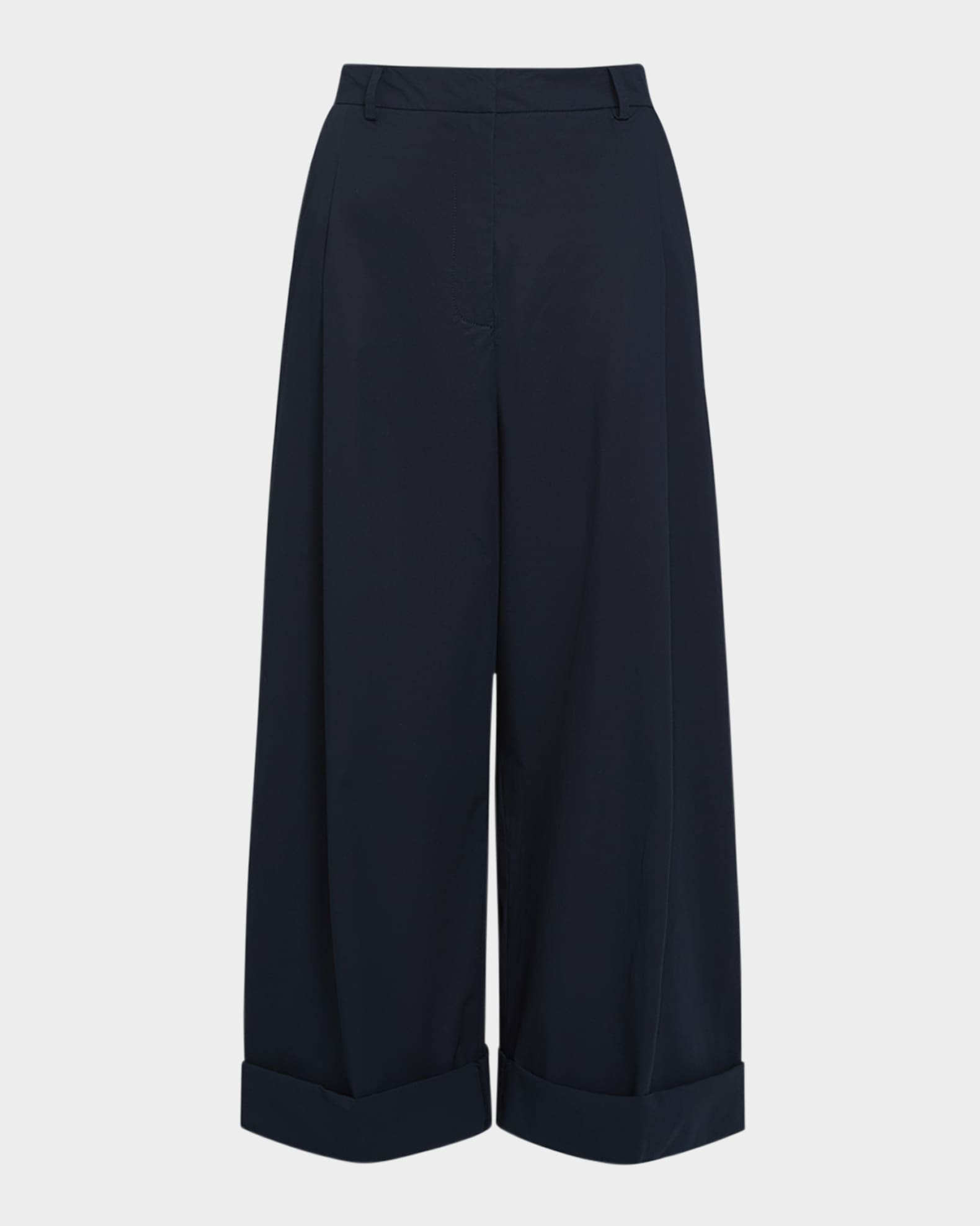 Houston St Cuffed Wool-Blend Trousers 0