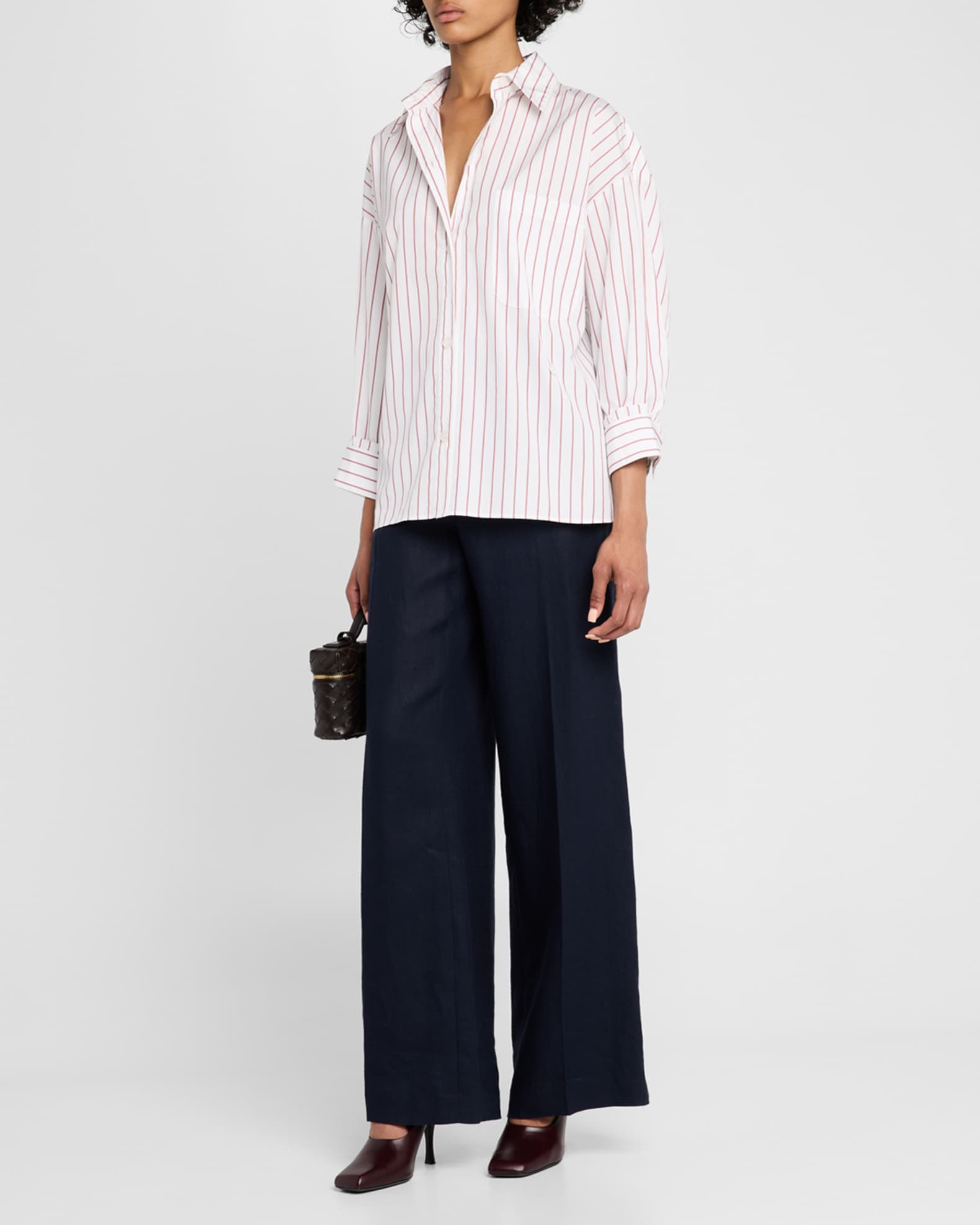 The New Earl Striped Button-Front Shirt  1