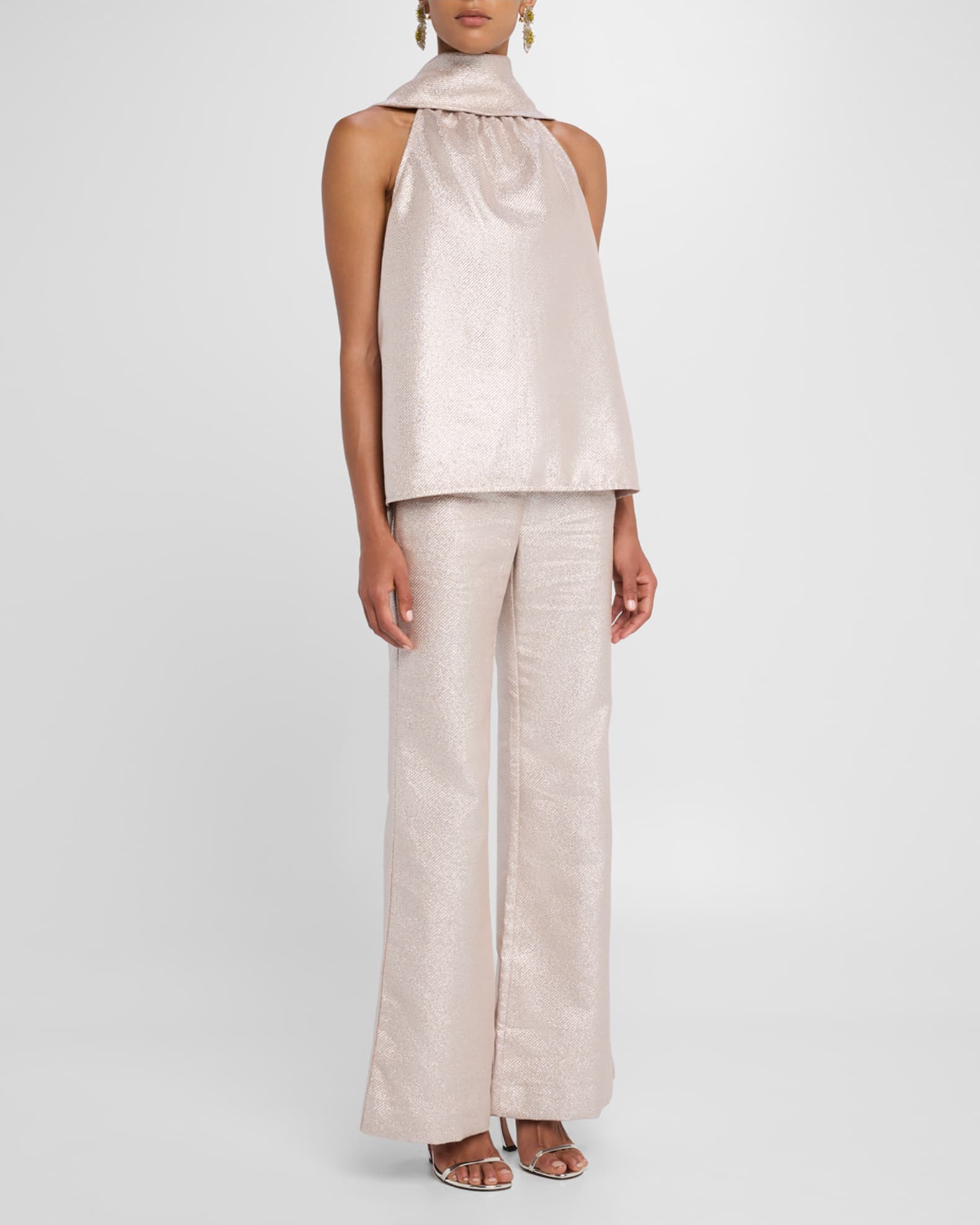 Hattie Sleeveless Tie-Neck Top 1