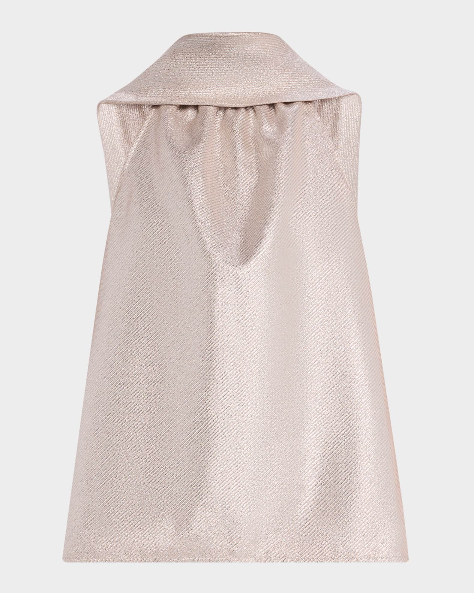 Hattie Sleeveless Tie-Neck Top 0