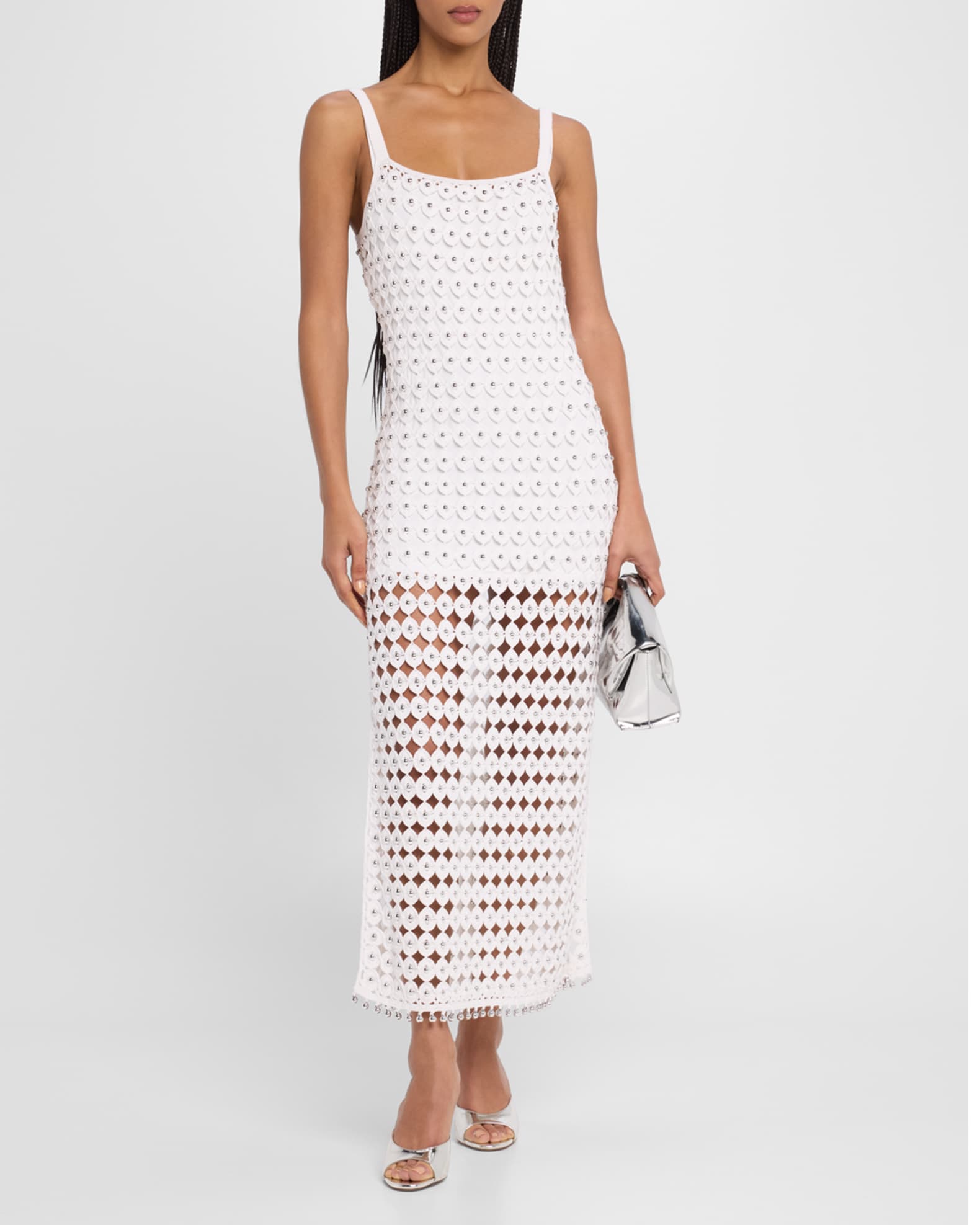 Clementine Ornament Crochet Midi Dress 1