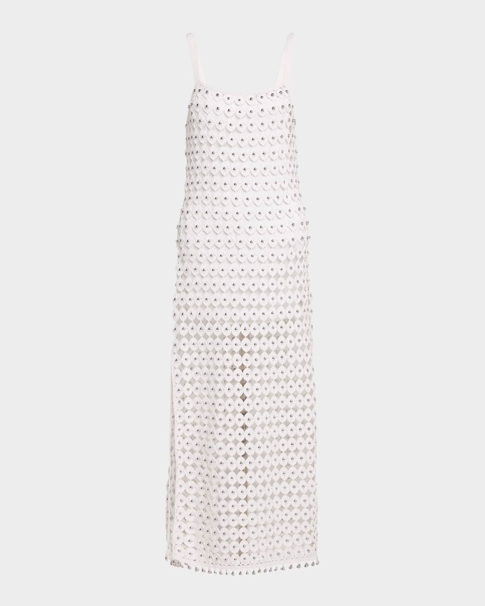 Clementine Ornament Crochet Midi Dress 0