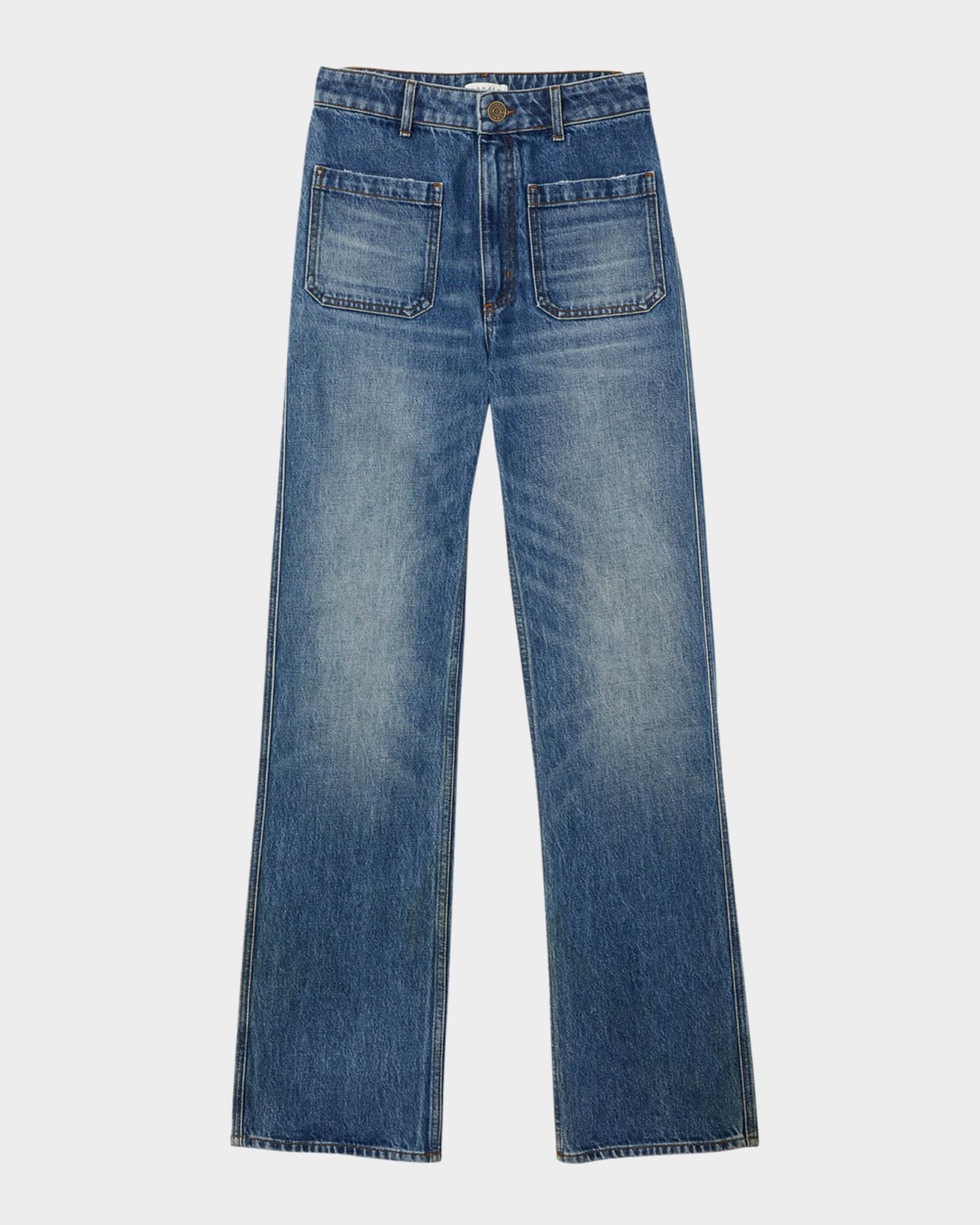 Moore Faded Denim Jeans 0