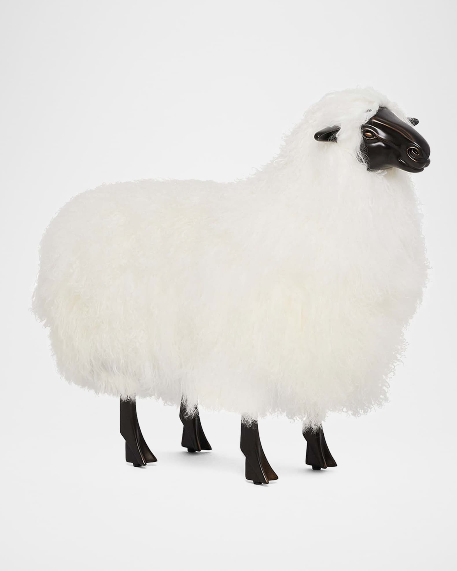 Lucie Baby Sheepskin Bench 0