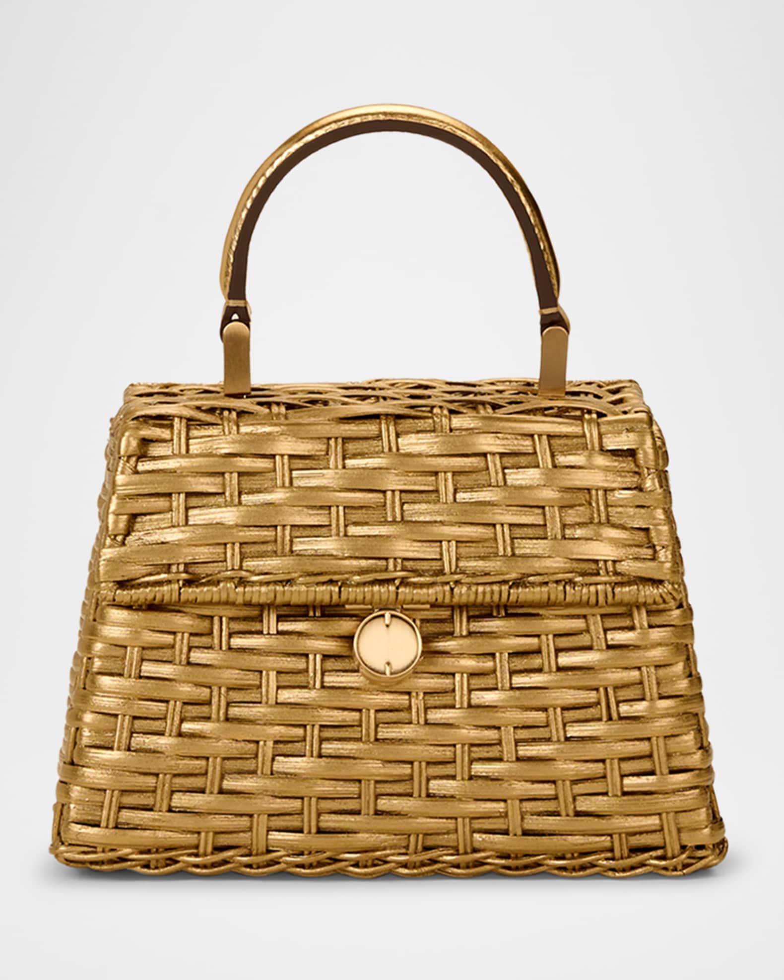 Sybil Nano Metallic Woven Crossbody Bag 0